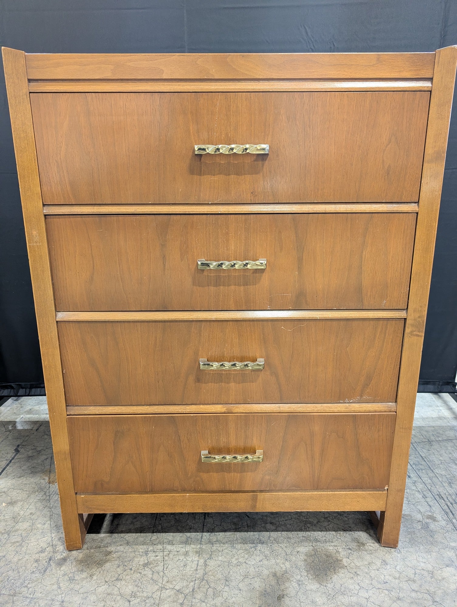 F.S. Harmon Mfg. Co. Mid-Century Modern Four-Drawer Chest