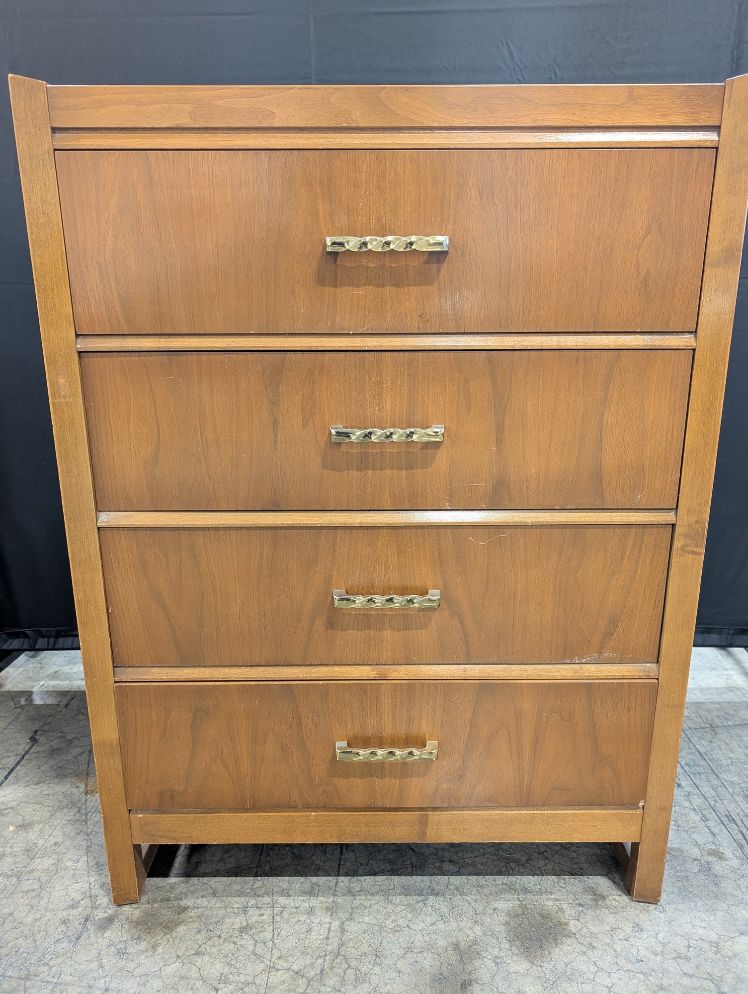 F.S. Harmon Mfg. Co. Mid-Century Modern Four-Drawer Chest