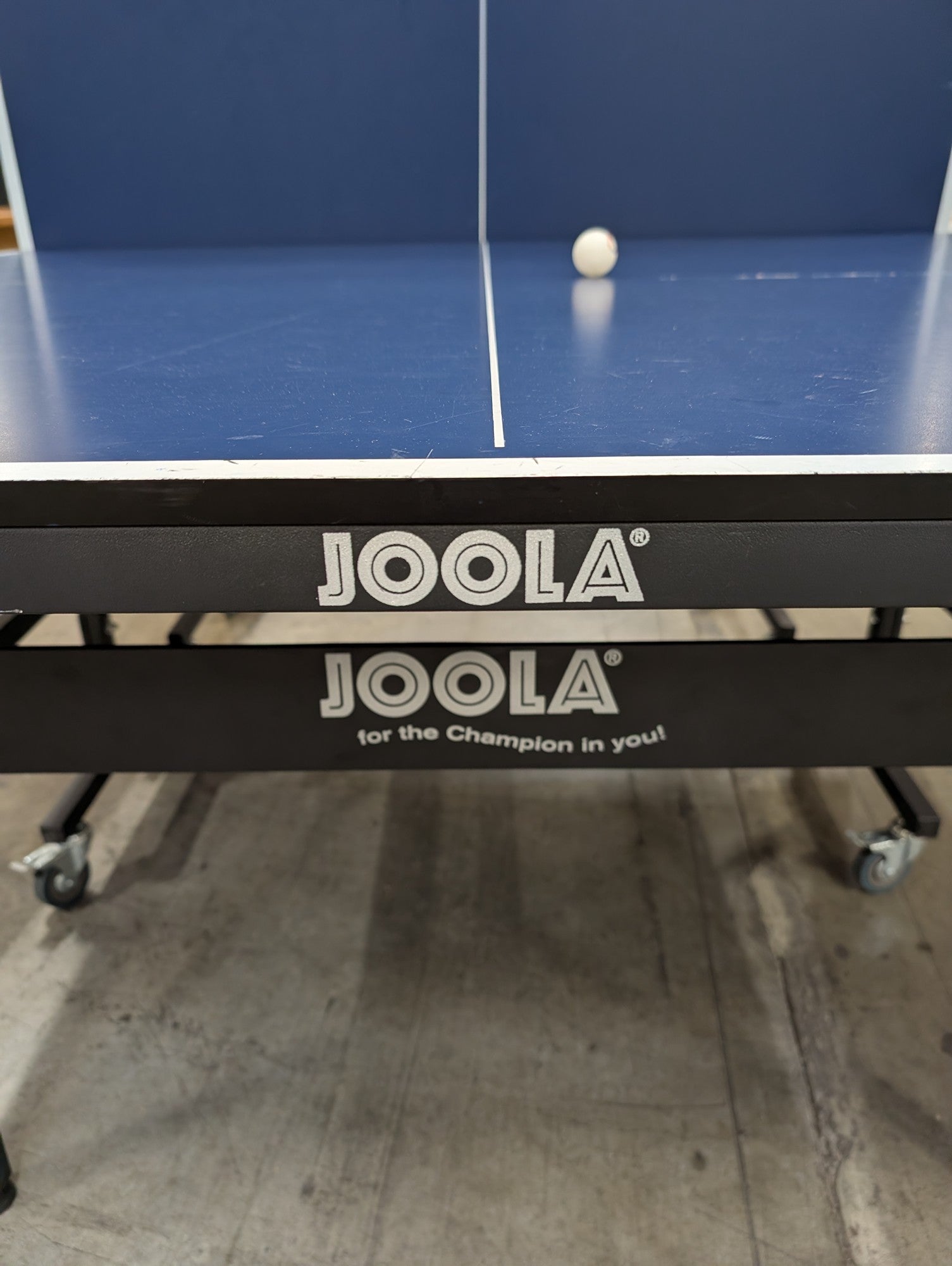 JOOLA Professional Indoor Table Tennis Table with Casters