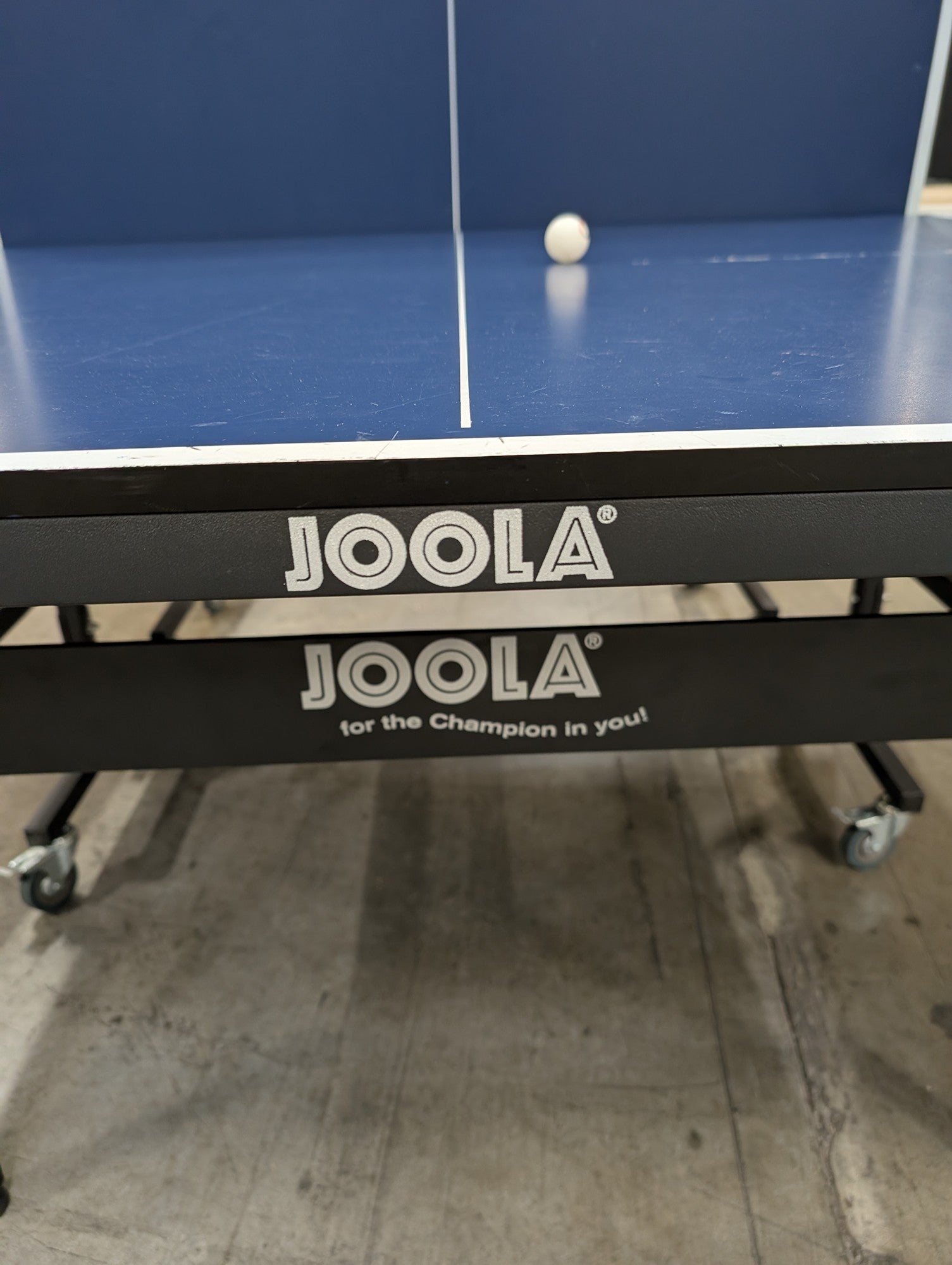 JOOLA Professional Indoor Table Tennis Table with Casters