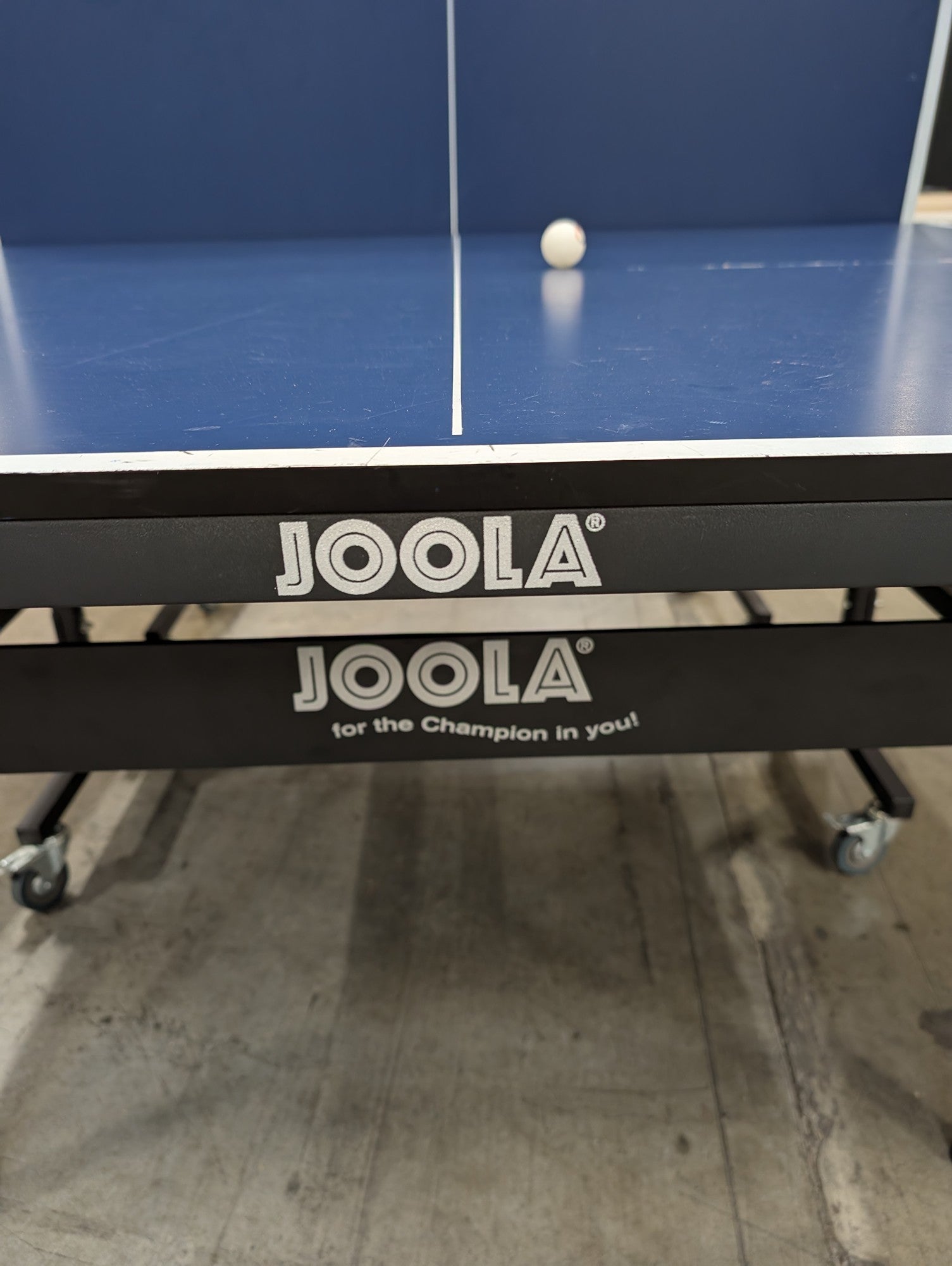 JOOLA Professional Indoor Table Tennis Table with Casters