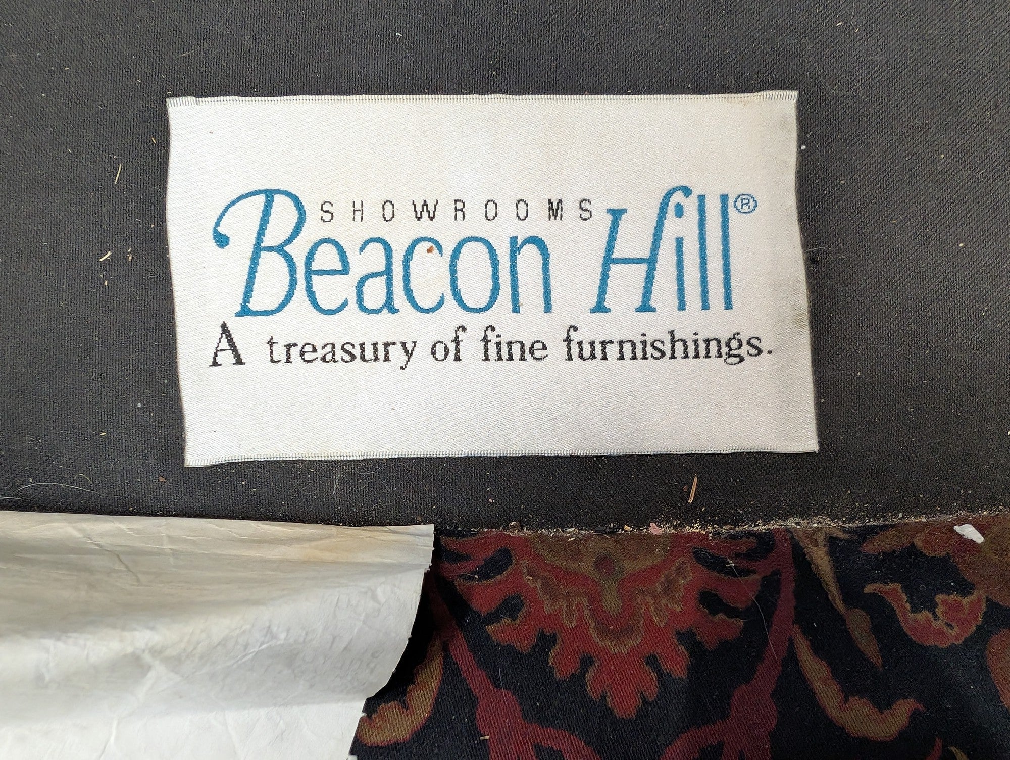 Beacon Hill Showrooms Traditional Paisley Upholstered Armchair