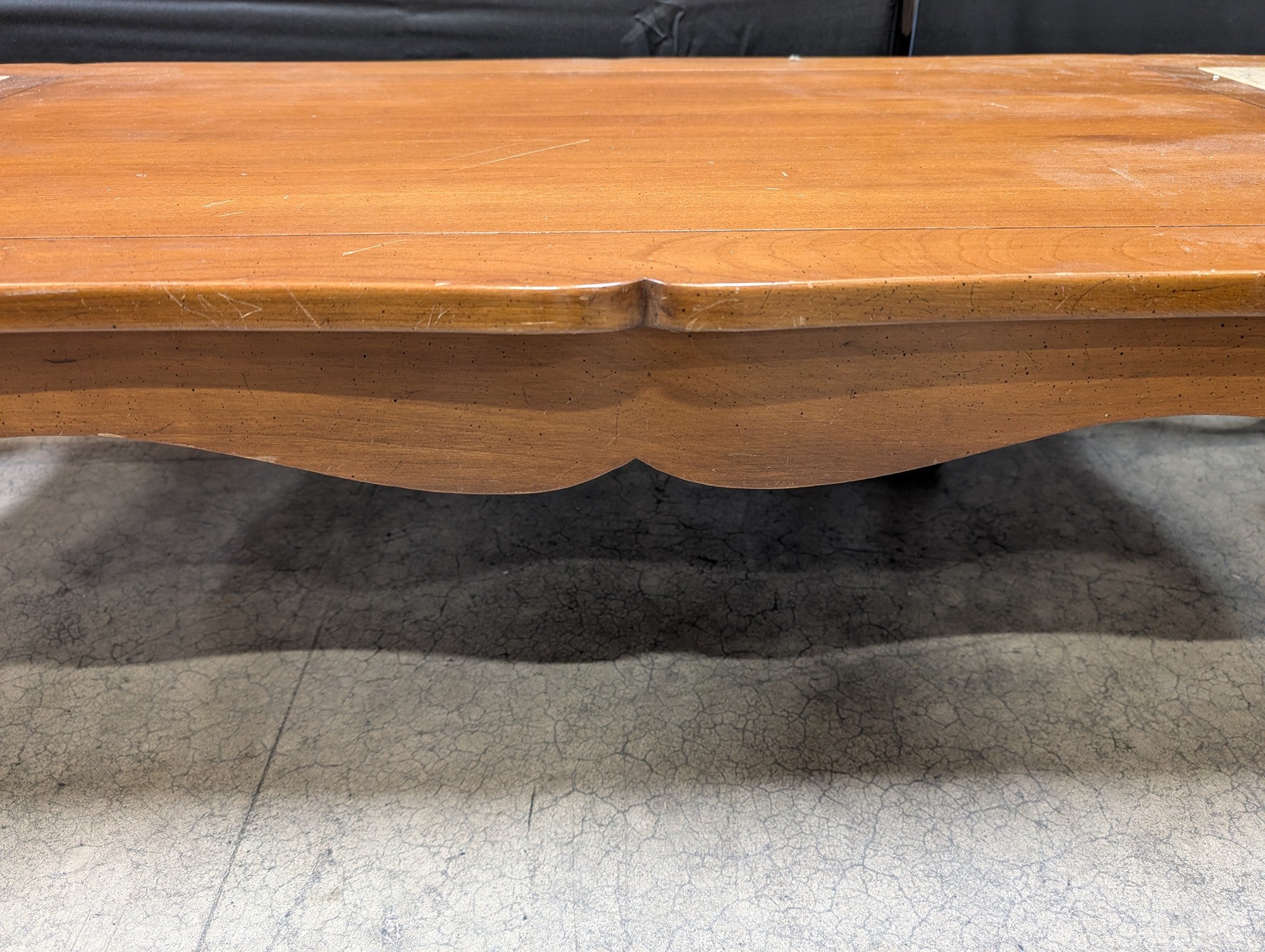 HERITAGE Wood Coffee Table with Stone Inlays | Stone-Damage