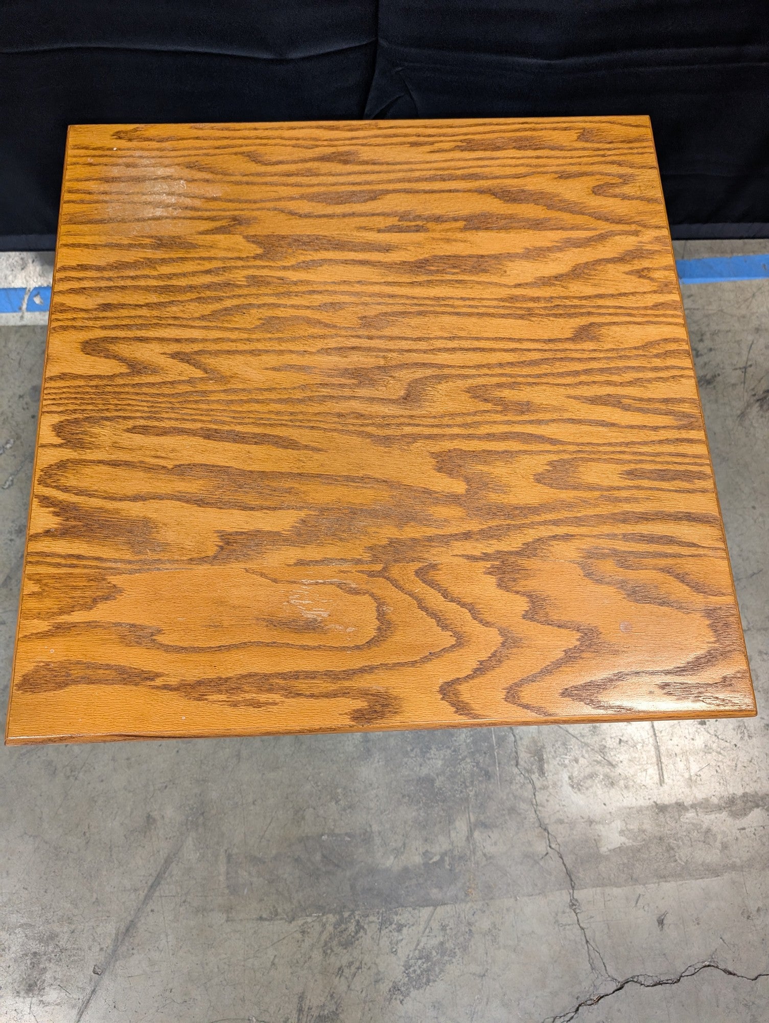 Classic Oak Wood Square Side Table