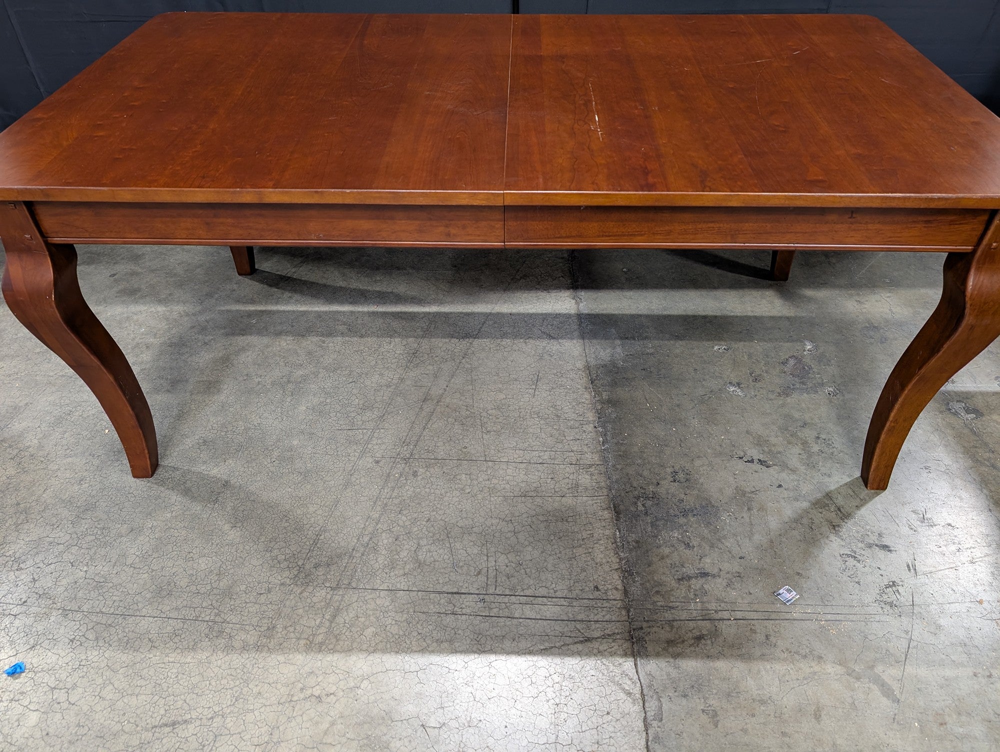 Pottery Barn Broxext Mahogany Stained Wood Extension Dining Table