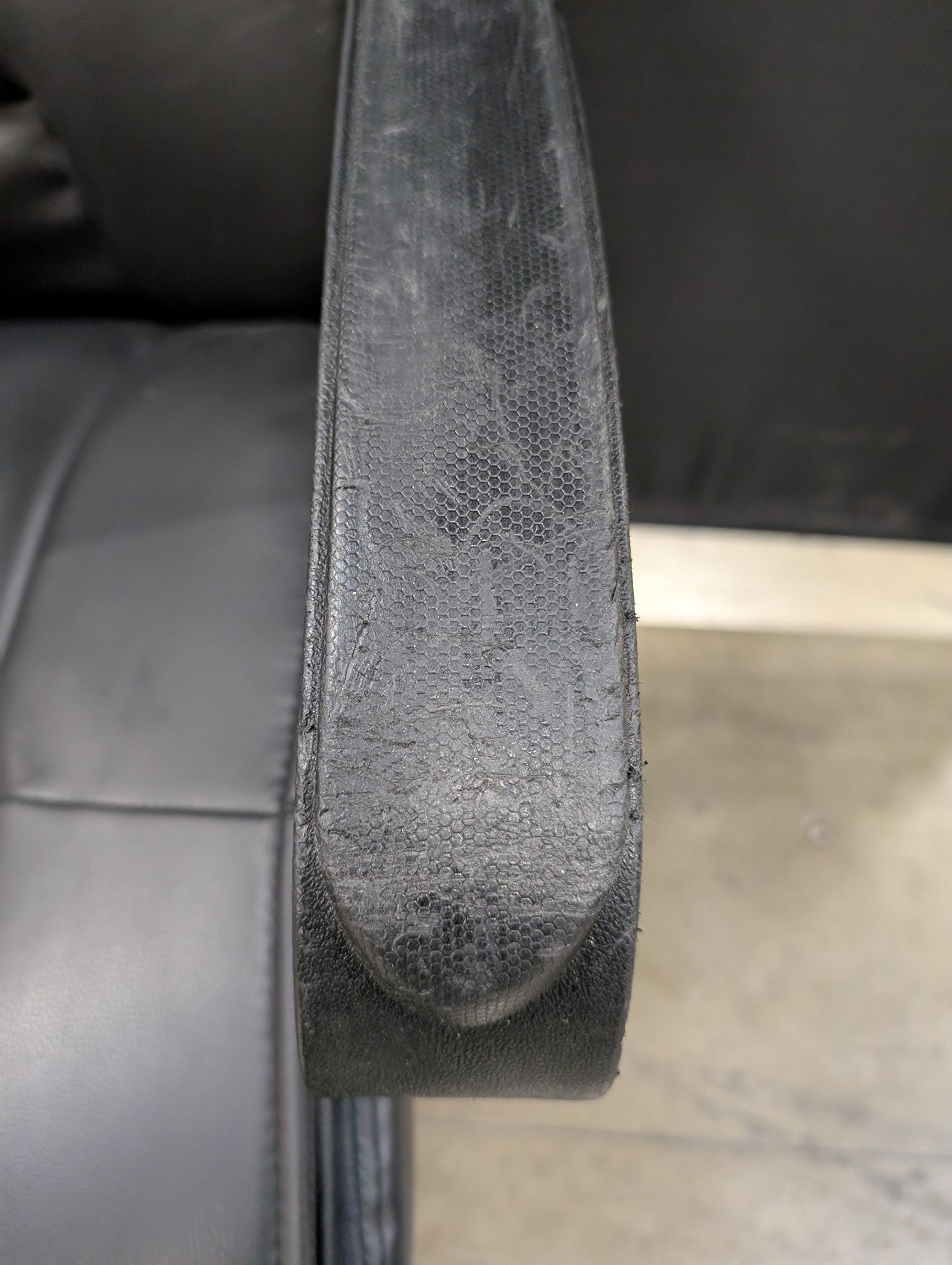 Comfortable Black Faux Leather Adjustable Swivel Office Chair