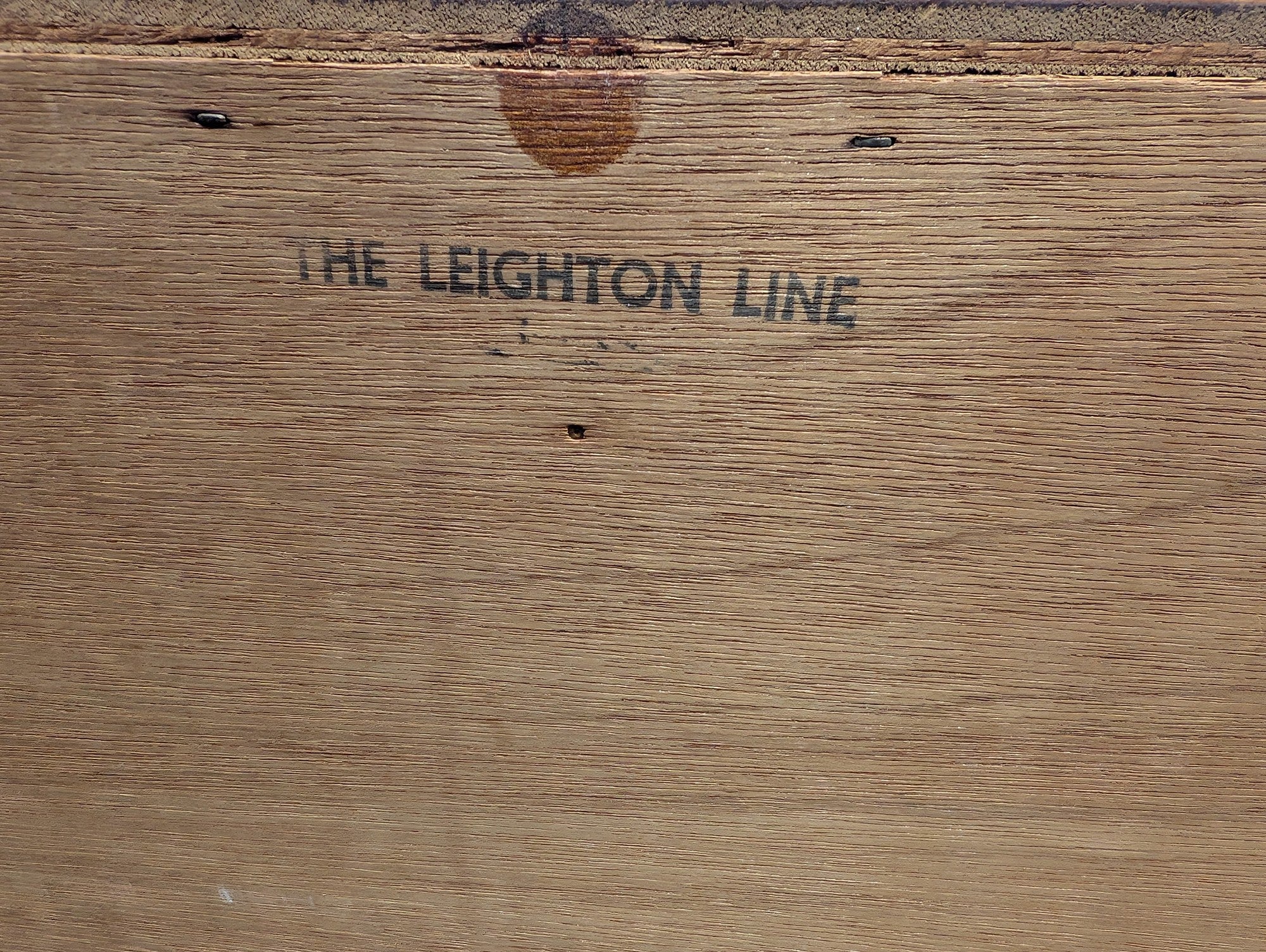 The Leighton Line Mid-Century Modern Tapered Wood Dresser