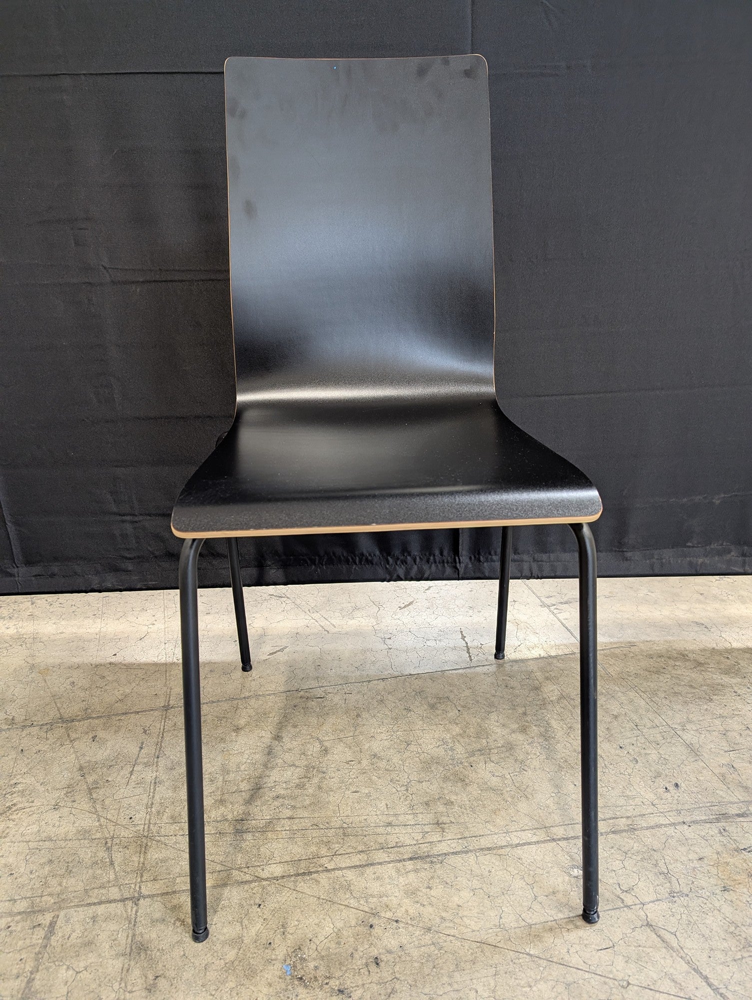 IKEA Martin Black Molded Plywood Dining Chair