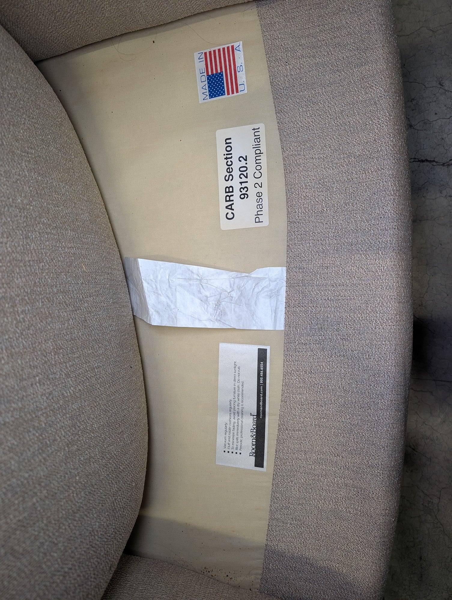 Room & Board Stylish Upholstered Club Chair