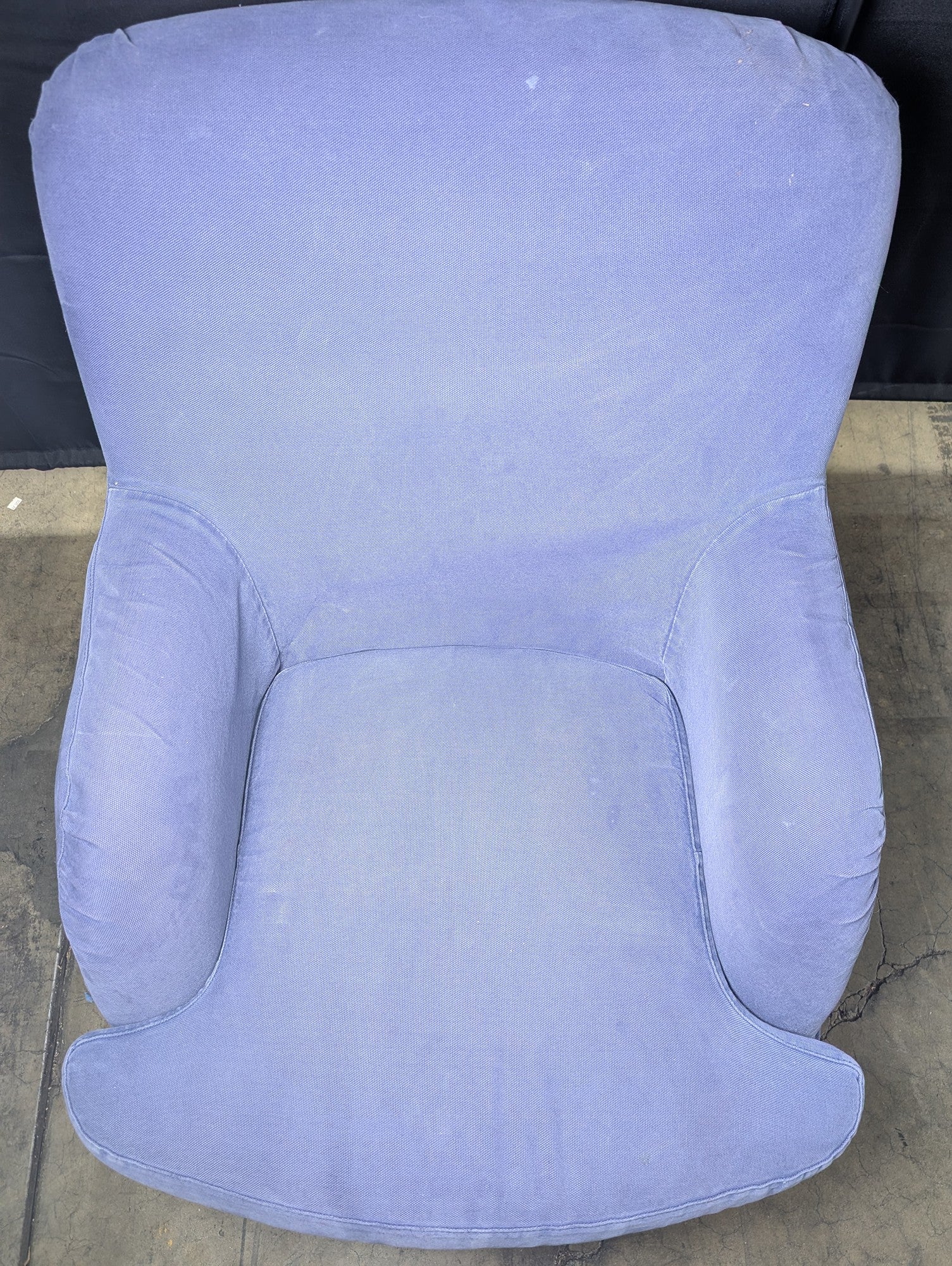 Periwinkle Fabric Club Armchair