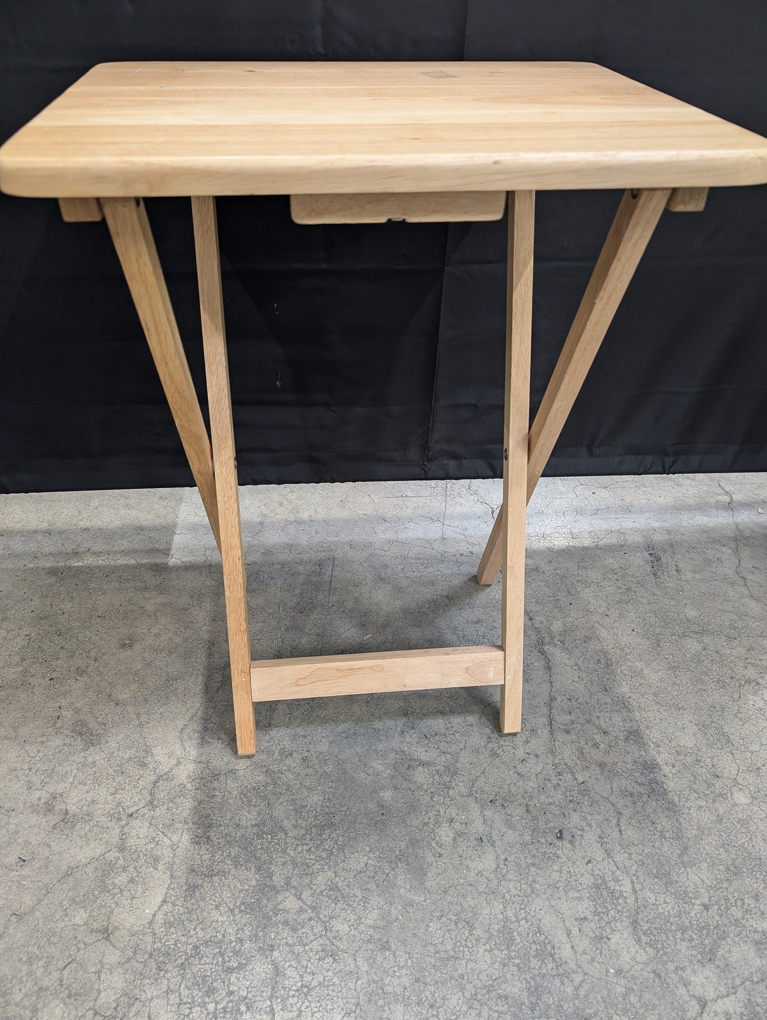 Versatile Natural Wood Folding Table
