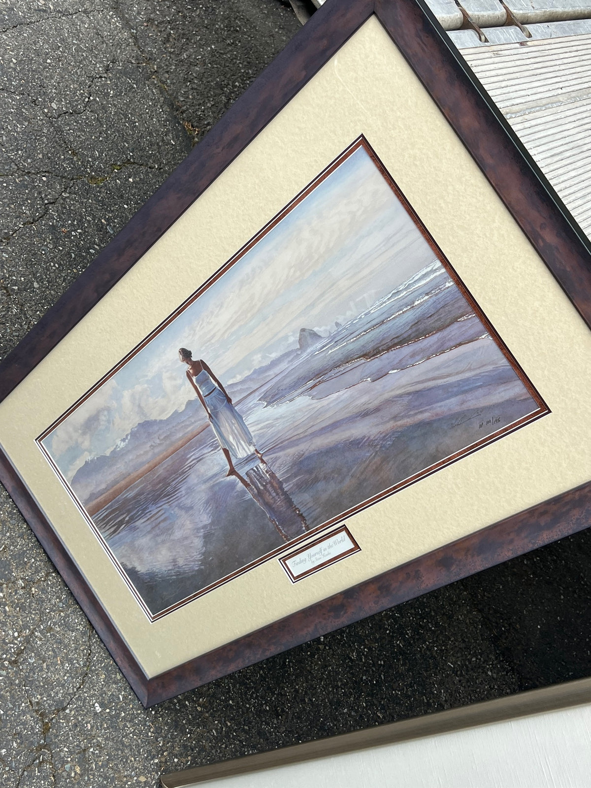 Steve Hanks 'Finding Yourself in the World' Framed Artist Proof Print AP 100/195 - Limited Edition