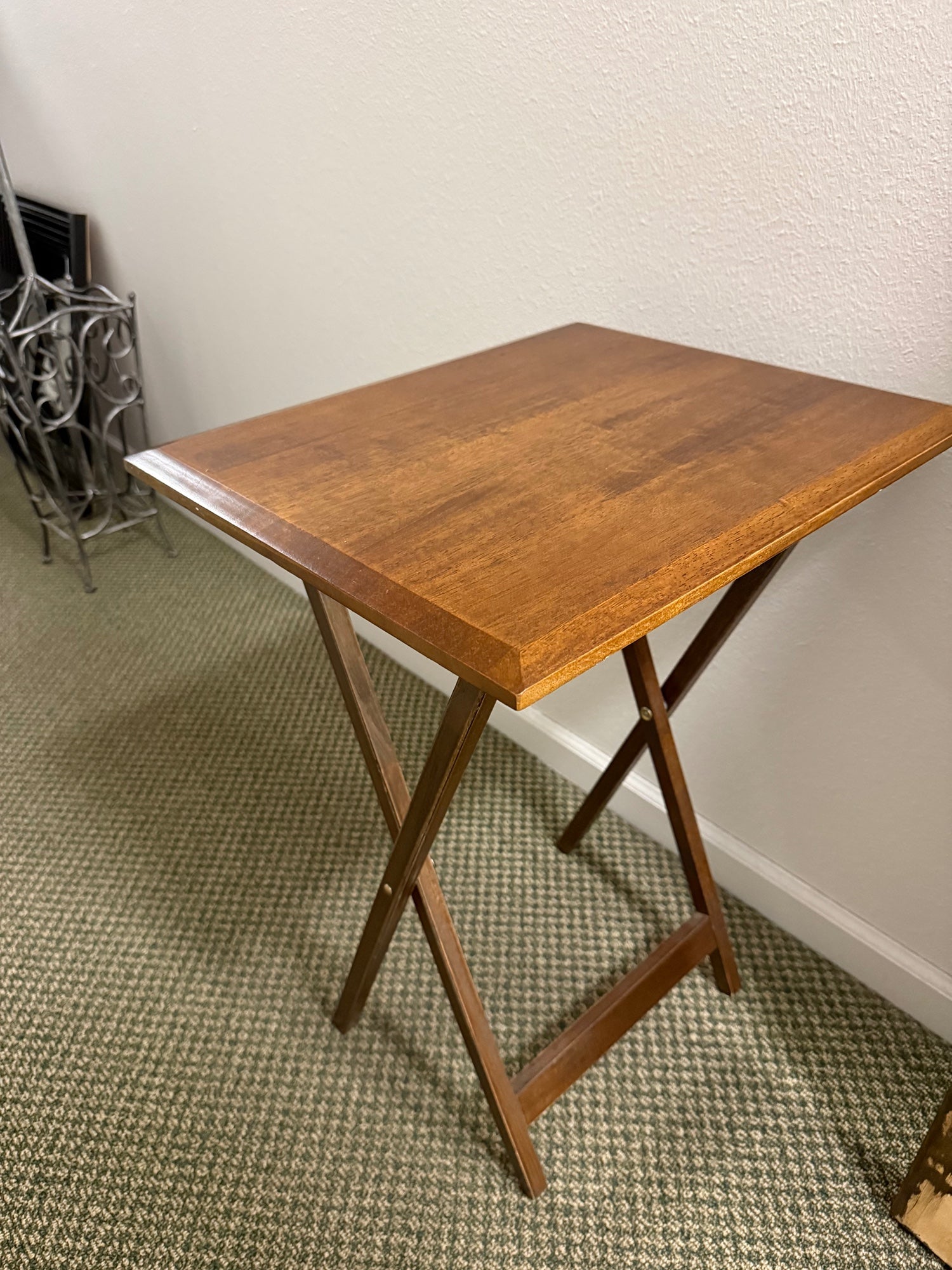 Portable Wood Folding Tray Table