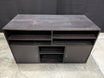 Dark Brown Media Console with Storage Cabinets