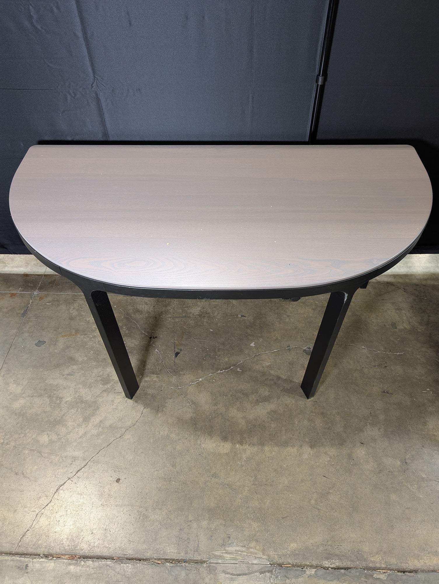 Contemporary Half-Moon Entryway Table