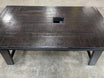 Large Industrial Dark Wood Conference Table with Extron Cable Cubby
