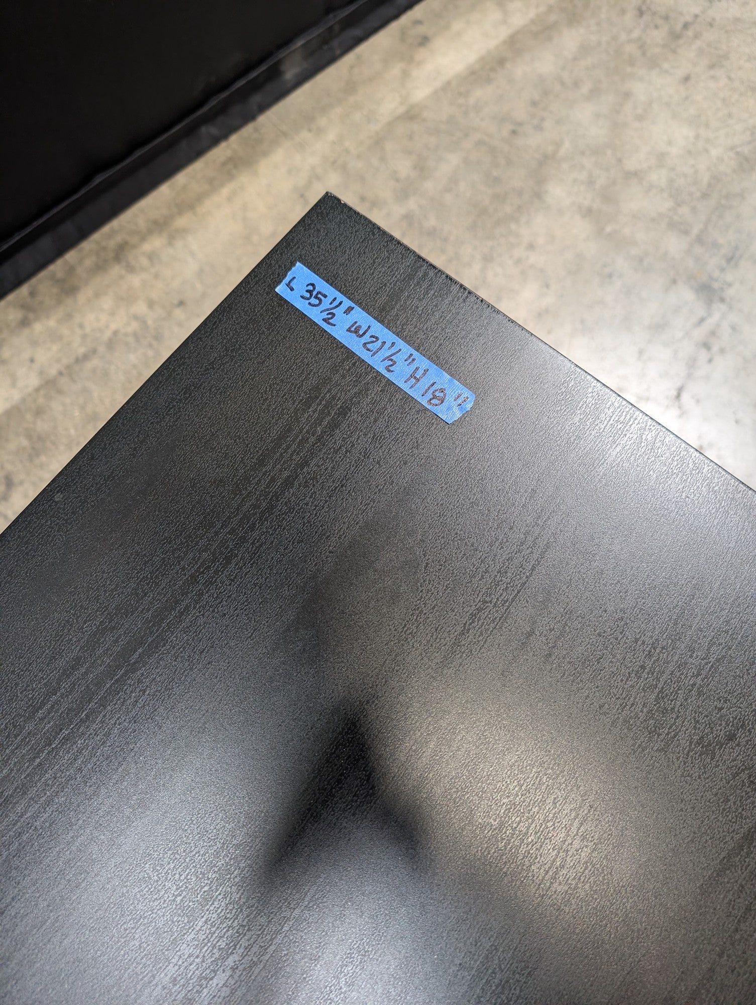 IKEA LACK Modern Dark Grey Two-Tier Coffee Table