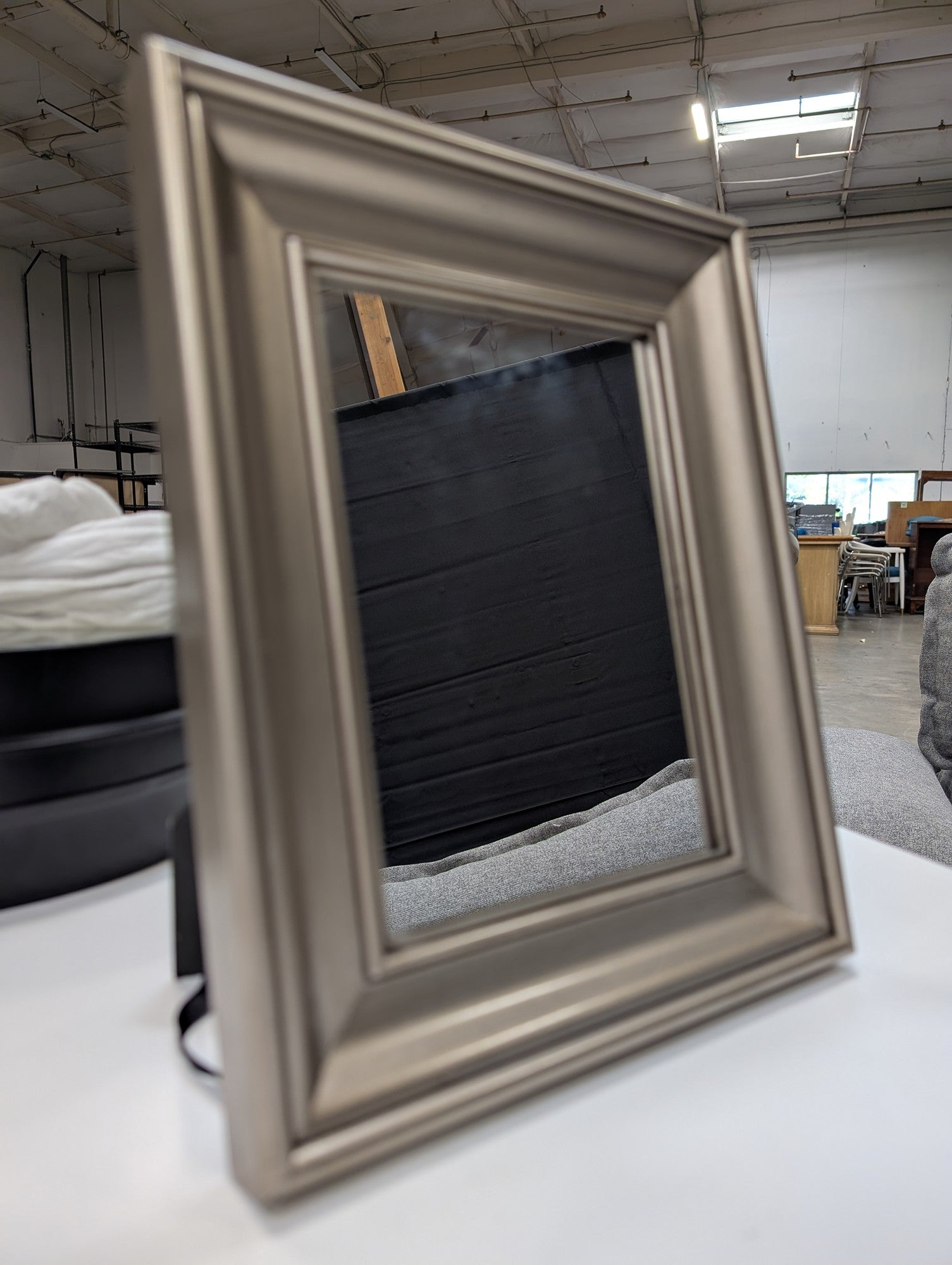 Versatile Rectangular Picture Frame with Stepped Profile