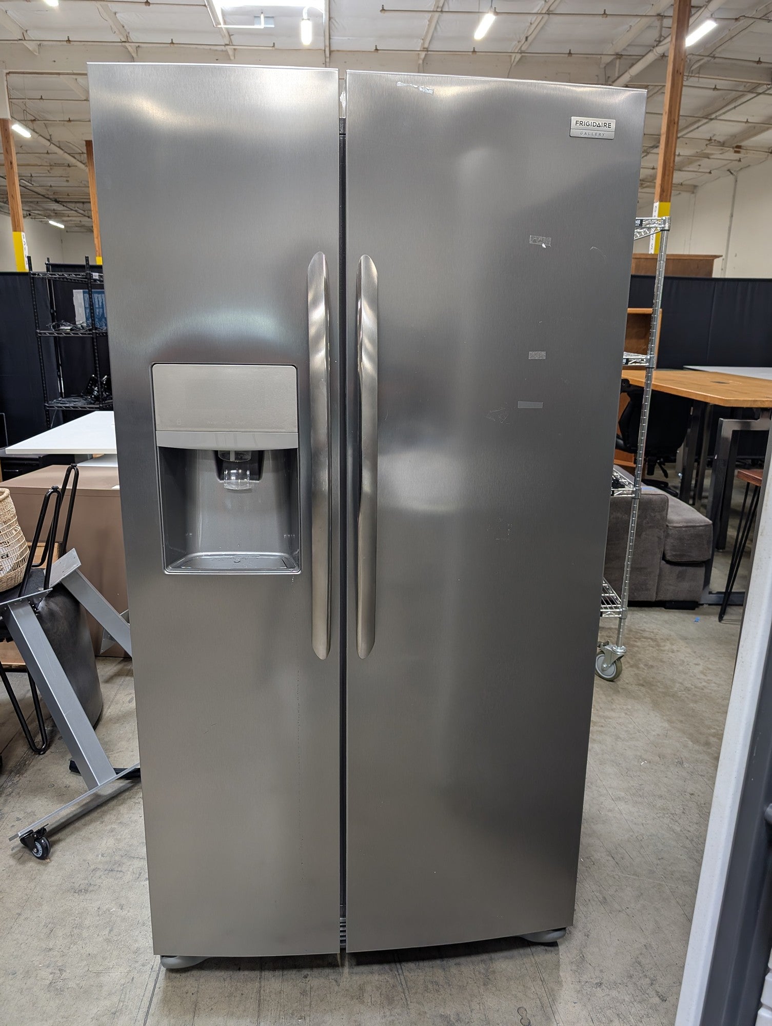 FRIGIDAIRE GALLERY Stainless Steel Side-by-Side Refrigerator with External Dispenser
