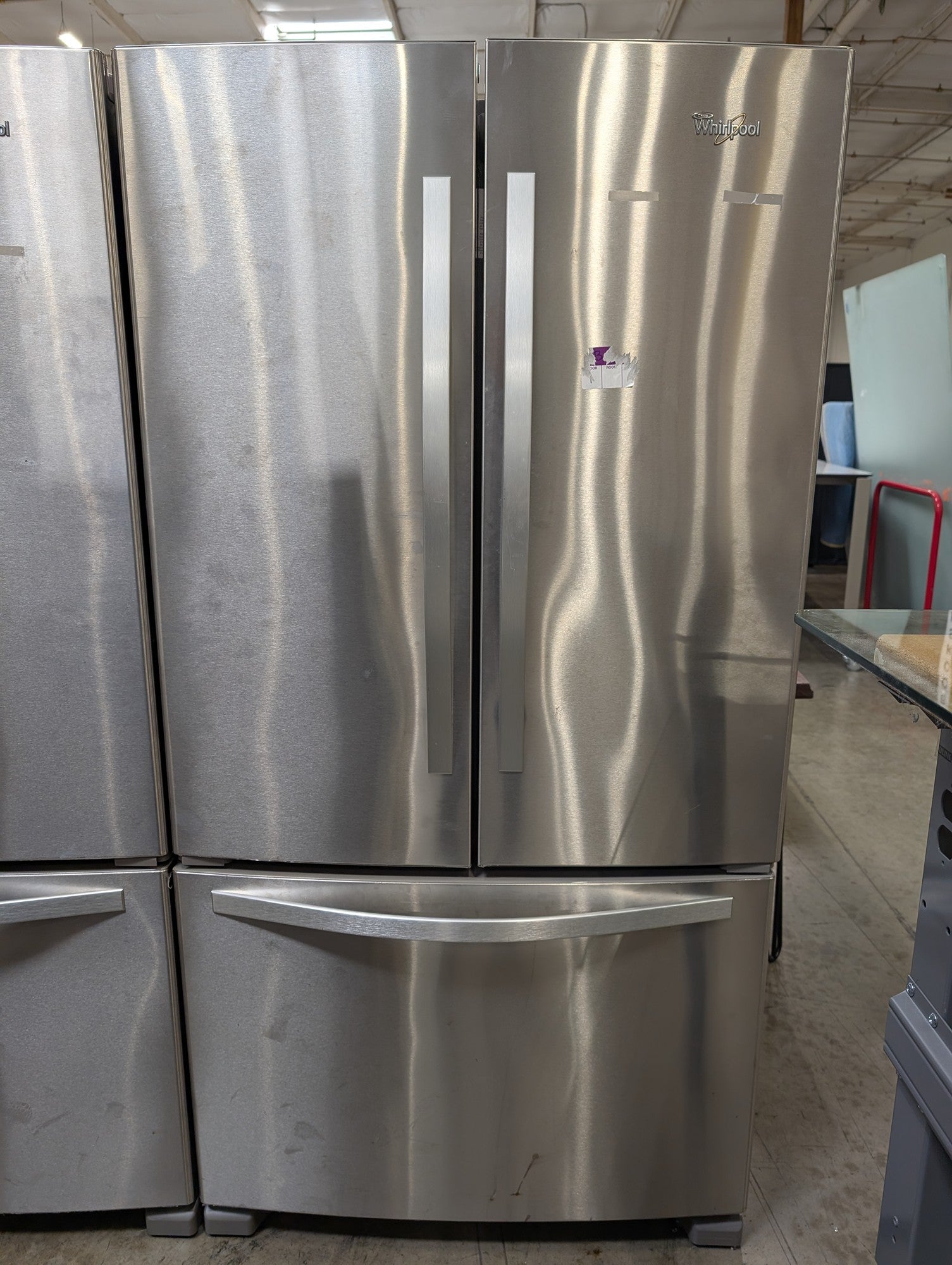 Whirlpool Stainless Steel French Door Refrigerator with Bottom Freezer