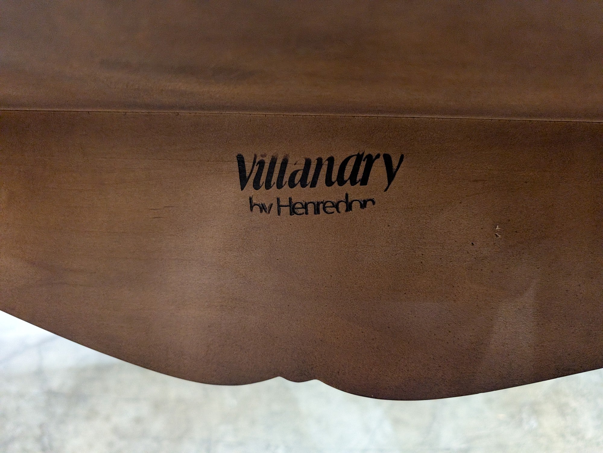 Henredon Villanary Collection Carved Wood Side Table
