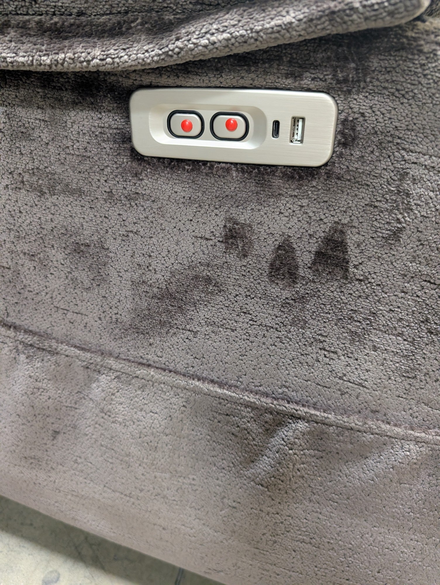 Plush Power Recliner with Cup Holders and USB Charging