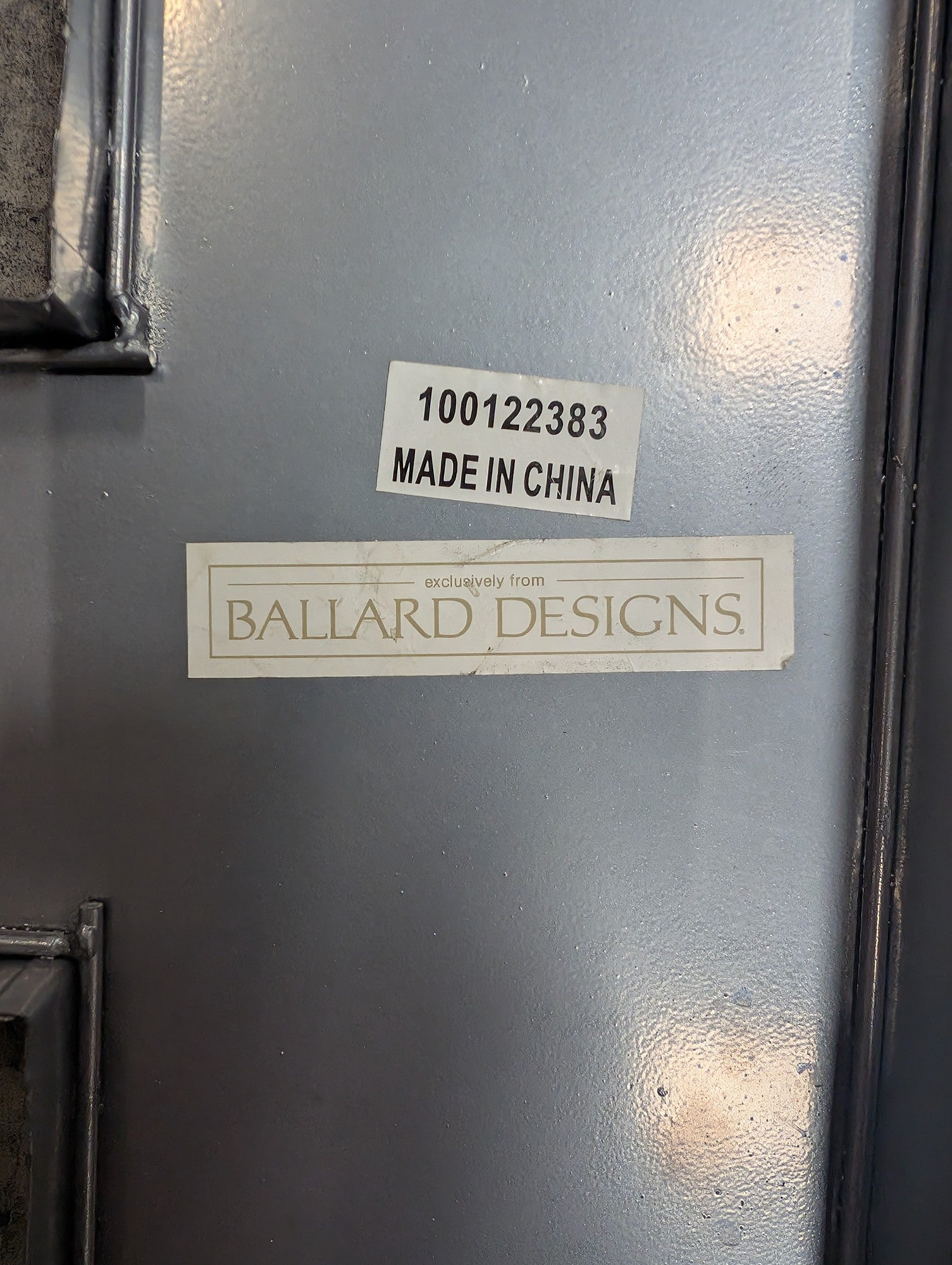 Ballard Designs Industrial Metal Letter P Wall Decor