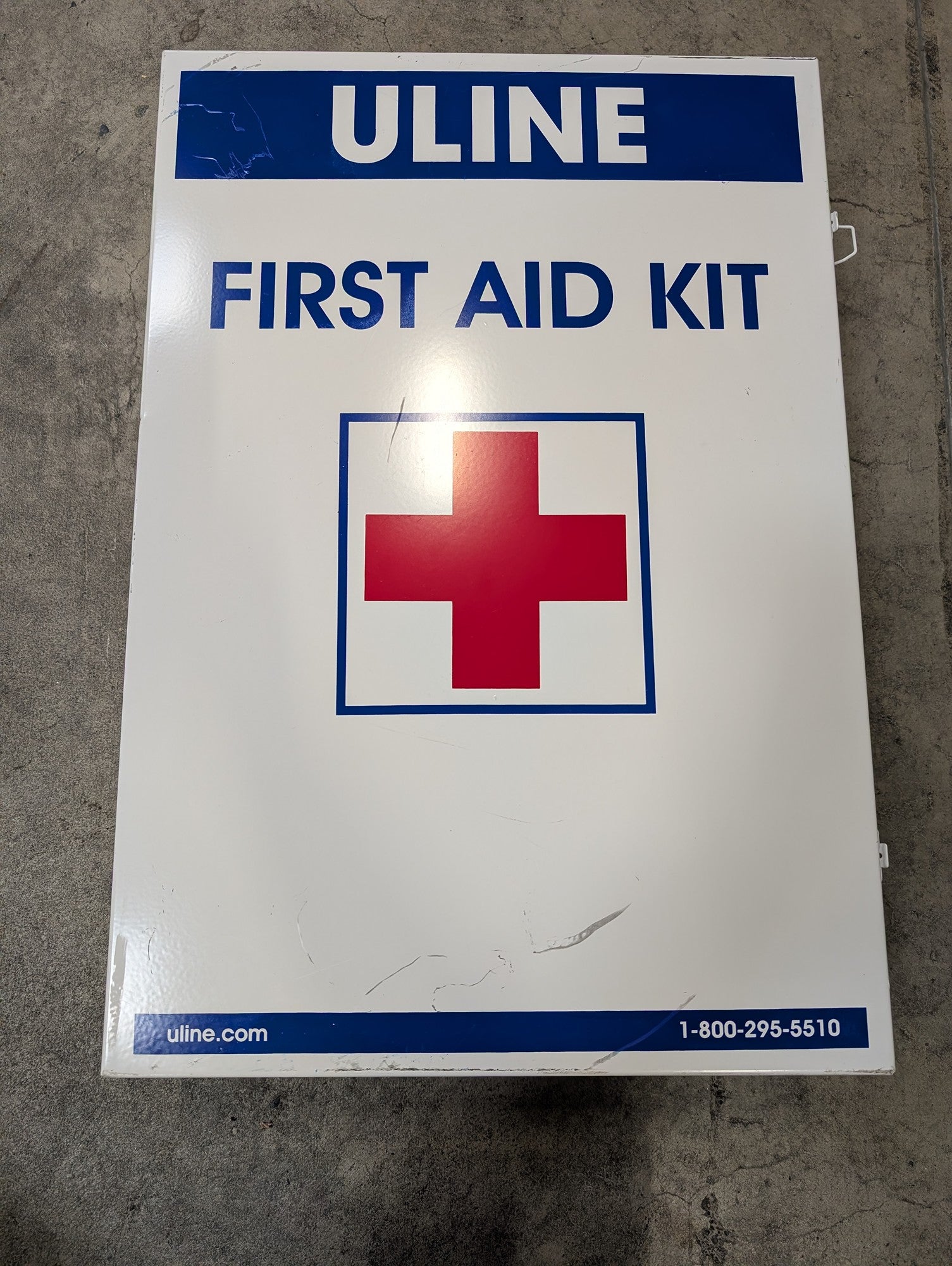 ULINE Industrial Wall Mount First Aid Kit Cabinet