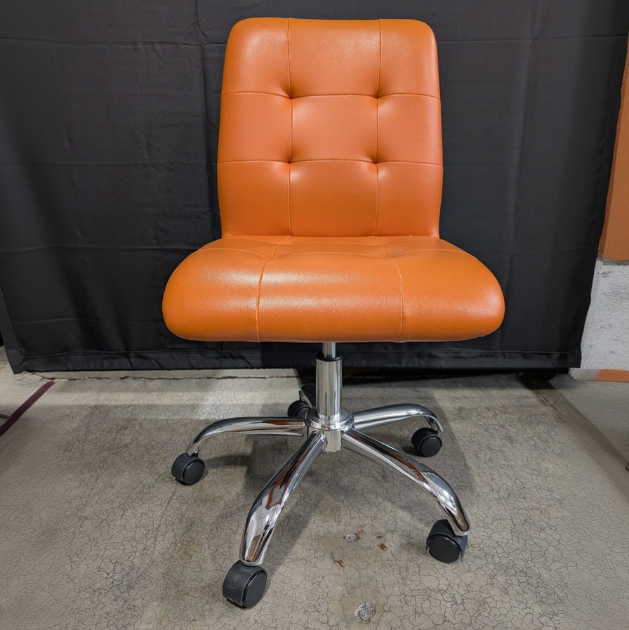 Modway Vibrant Orange Tufted Swivel Office Chair