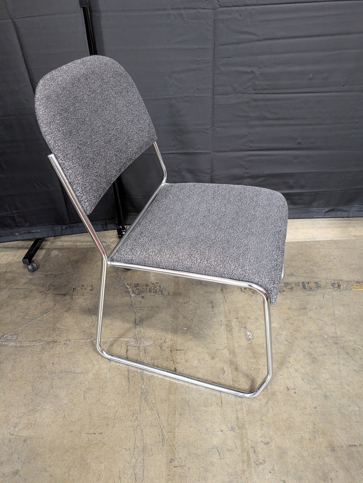 Marco Group Inc. OFFICE-STOK Grey Speckled Stackable Chair