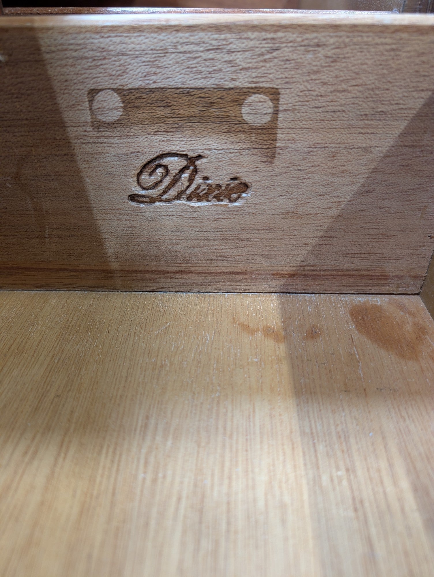 Dixie Traditional Wood Ten-Drawer Dresser