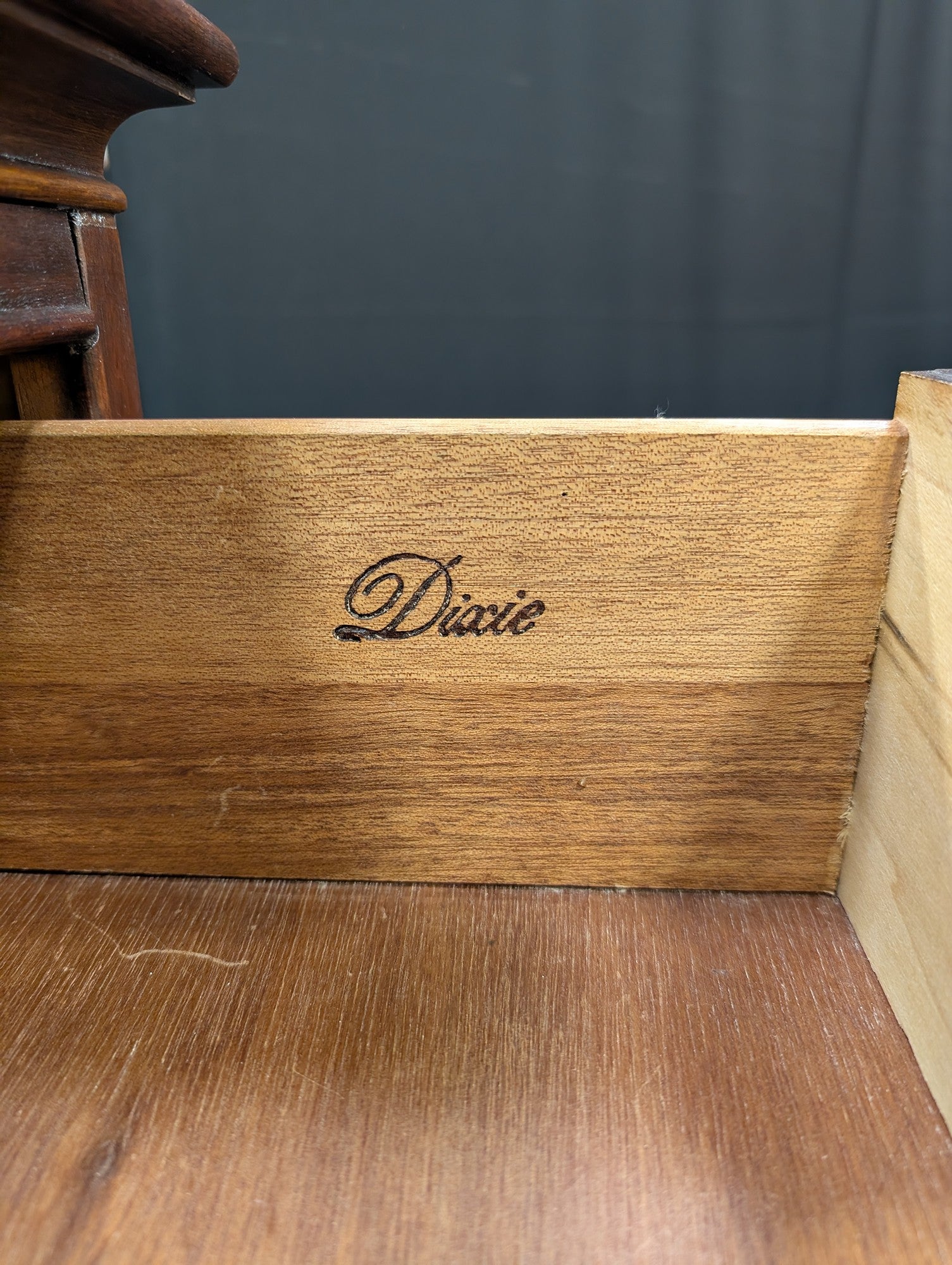 Dixie Furniture Traditional Wood Six-Drawer Tall Chest
