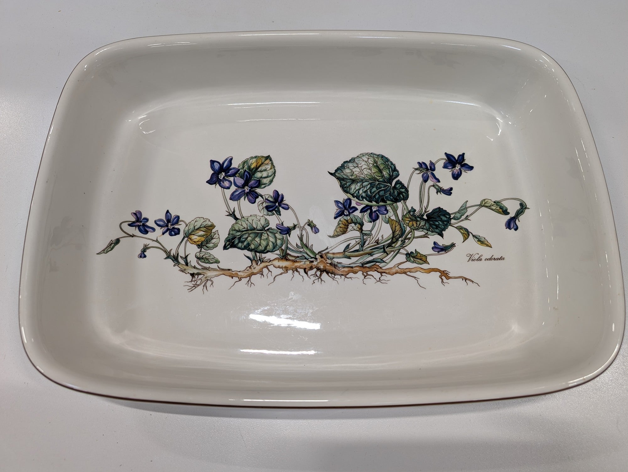 Villeroy & Boch Botanica Viola odorata Porcelain Baking Dish