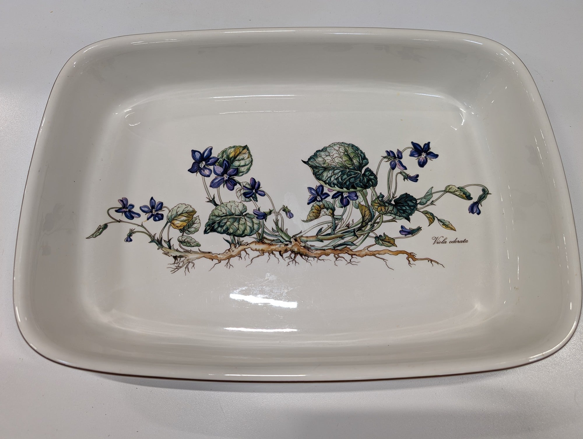 Villeroy & Boch Botanica Viola odorata Porcelain Baking Dish