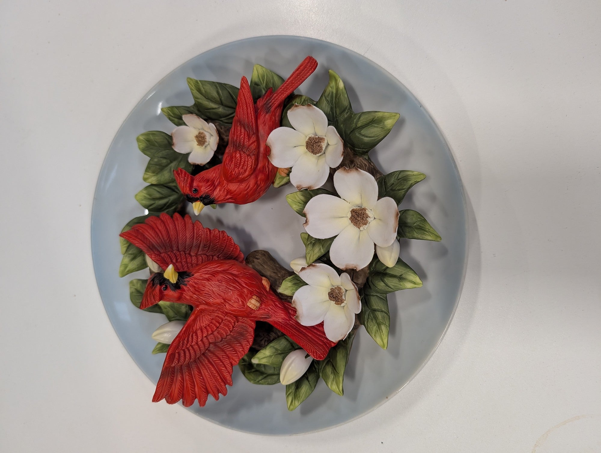 Seymour Mann Connoisseur Collection Bernini Cardinals Magnolia Wall Plate