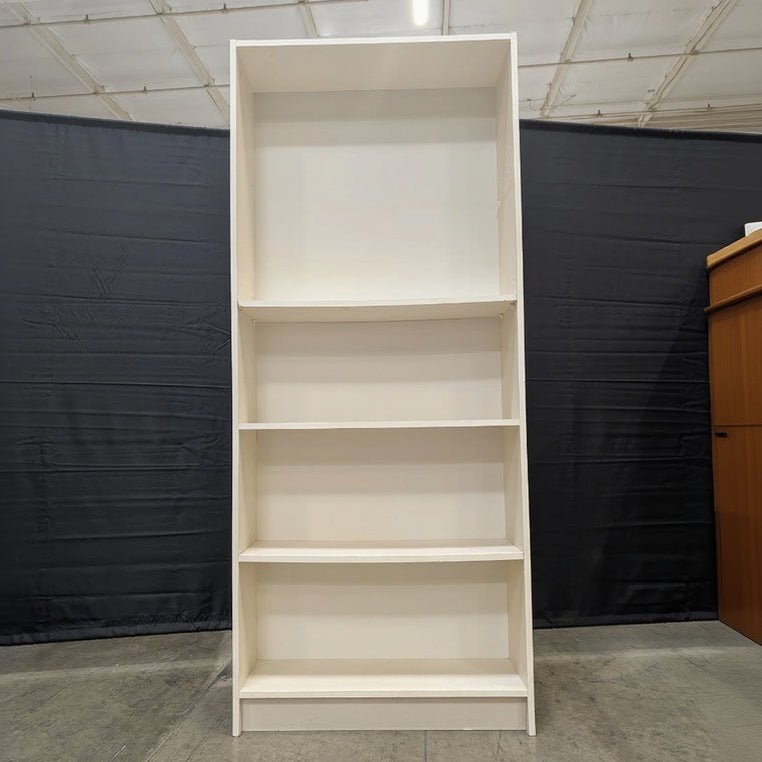 Used White Bookcase with Missing shelf