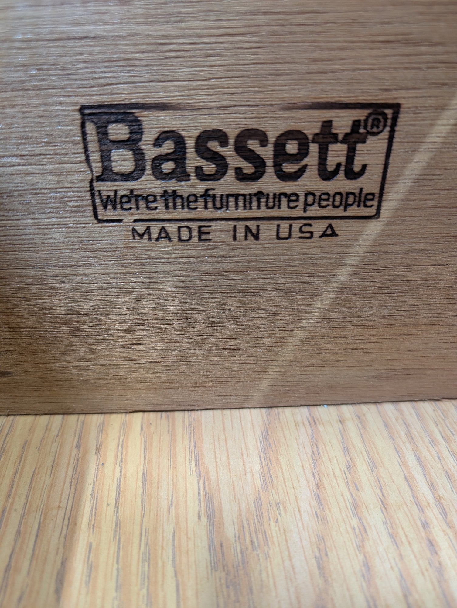 Bassett Traditional Wood Lingerie Chest with Vanity Top
