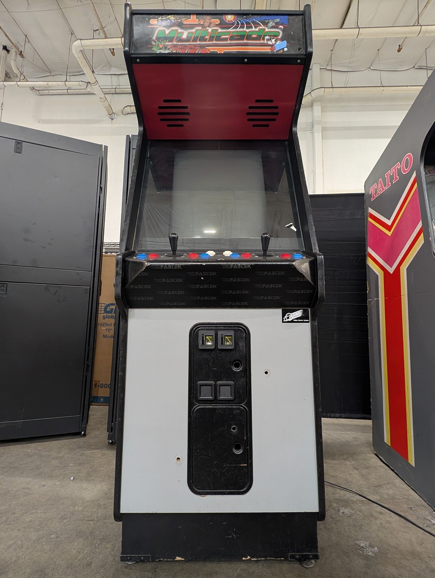 DOES NOT TURN ON** Dynamo Multicade Classic Upright Arcade Game Cabinet