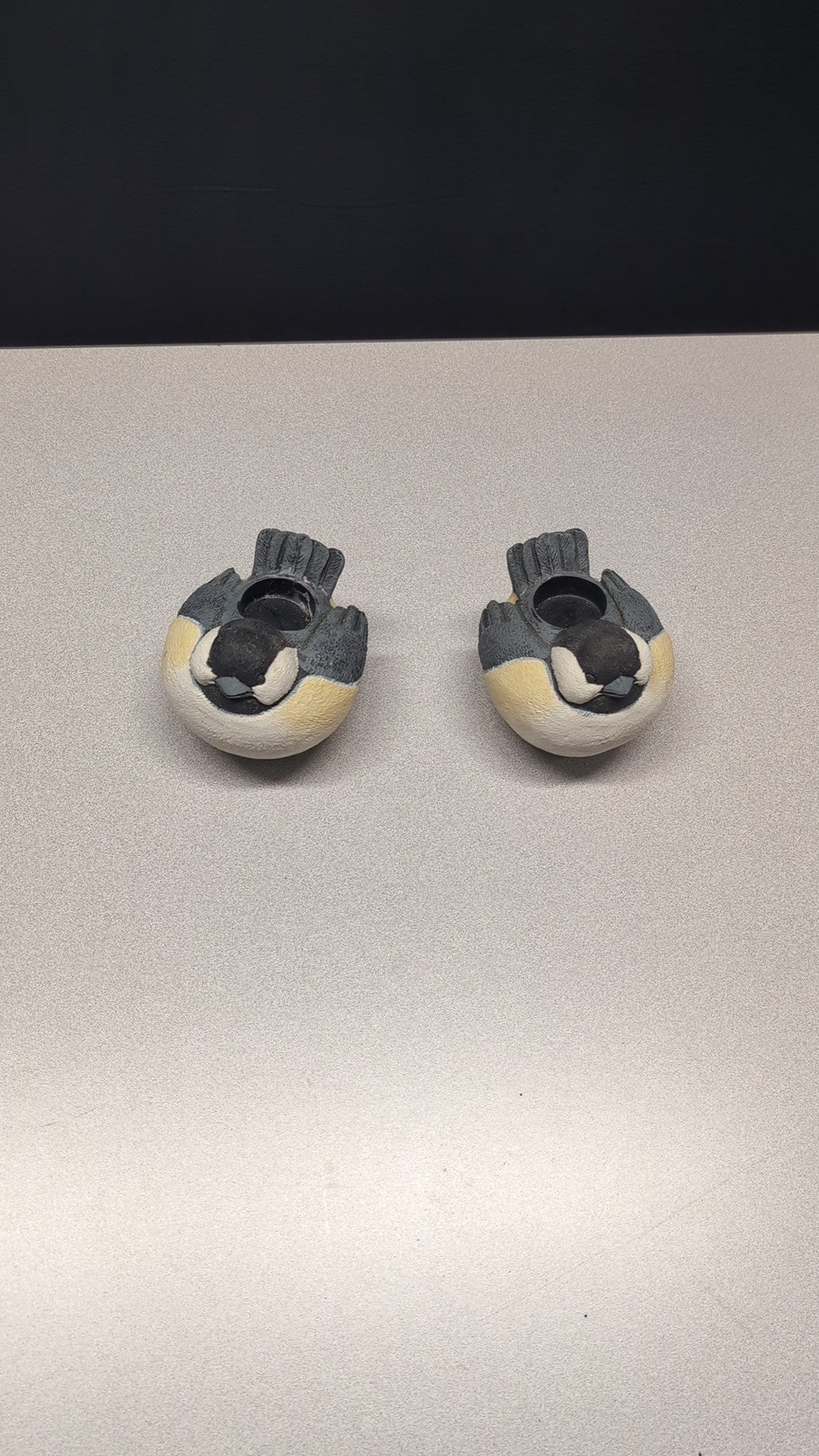 Pair of Decorative Bird Tea Light Holders