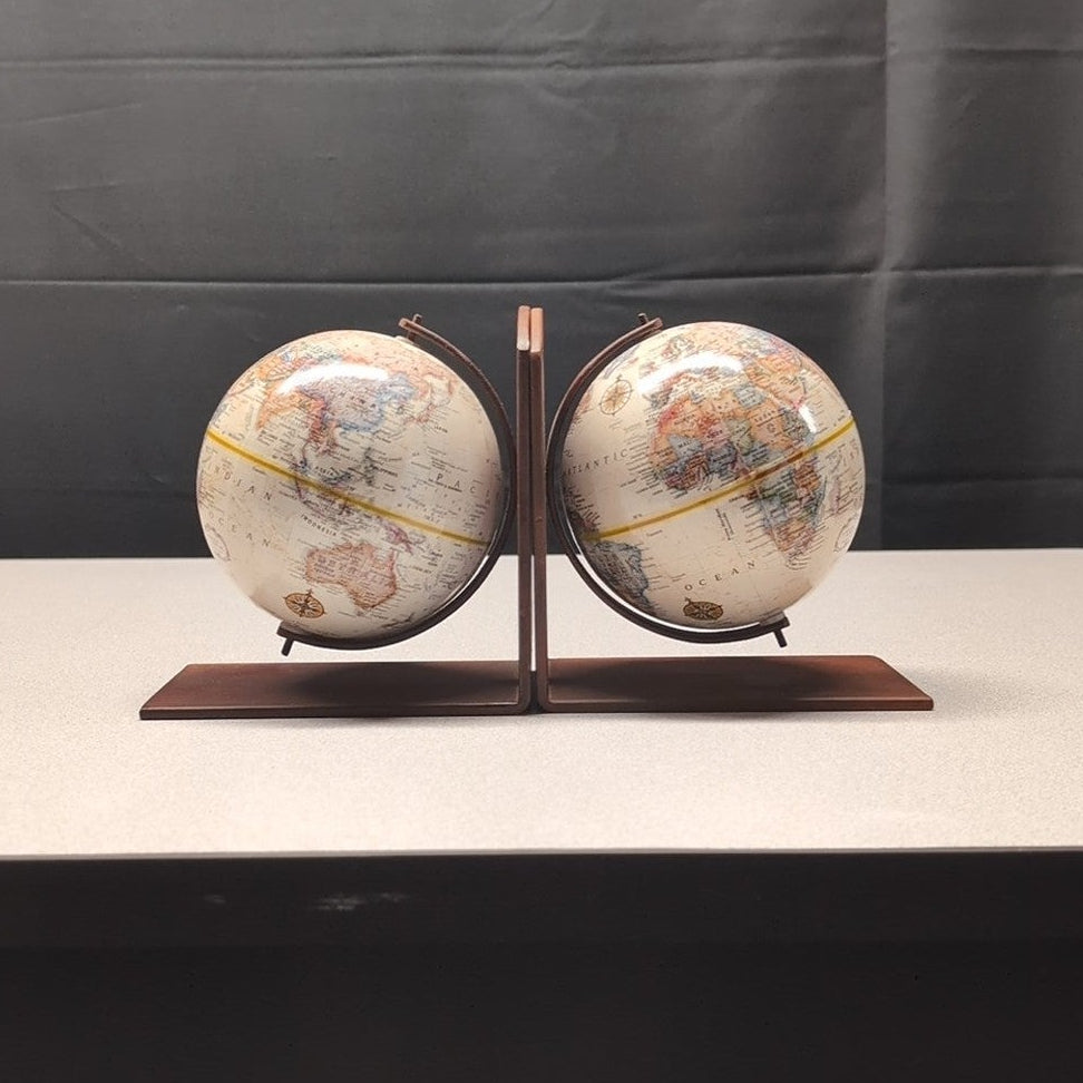 Replogle World Classic Series Globe Bookends
