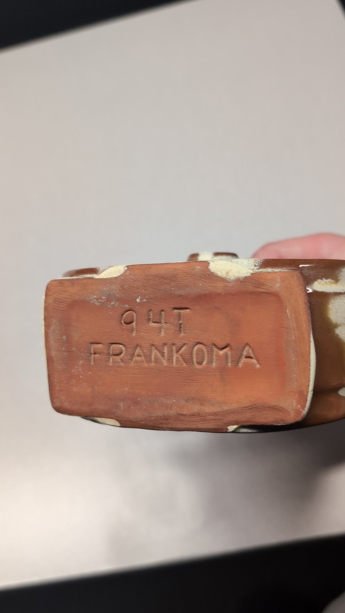 FRANKOMA 94T Wagon Wheel Pottery Creamer Pitcher