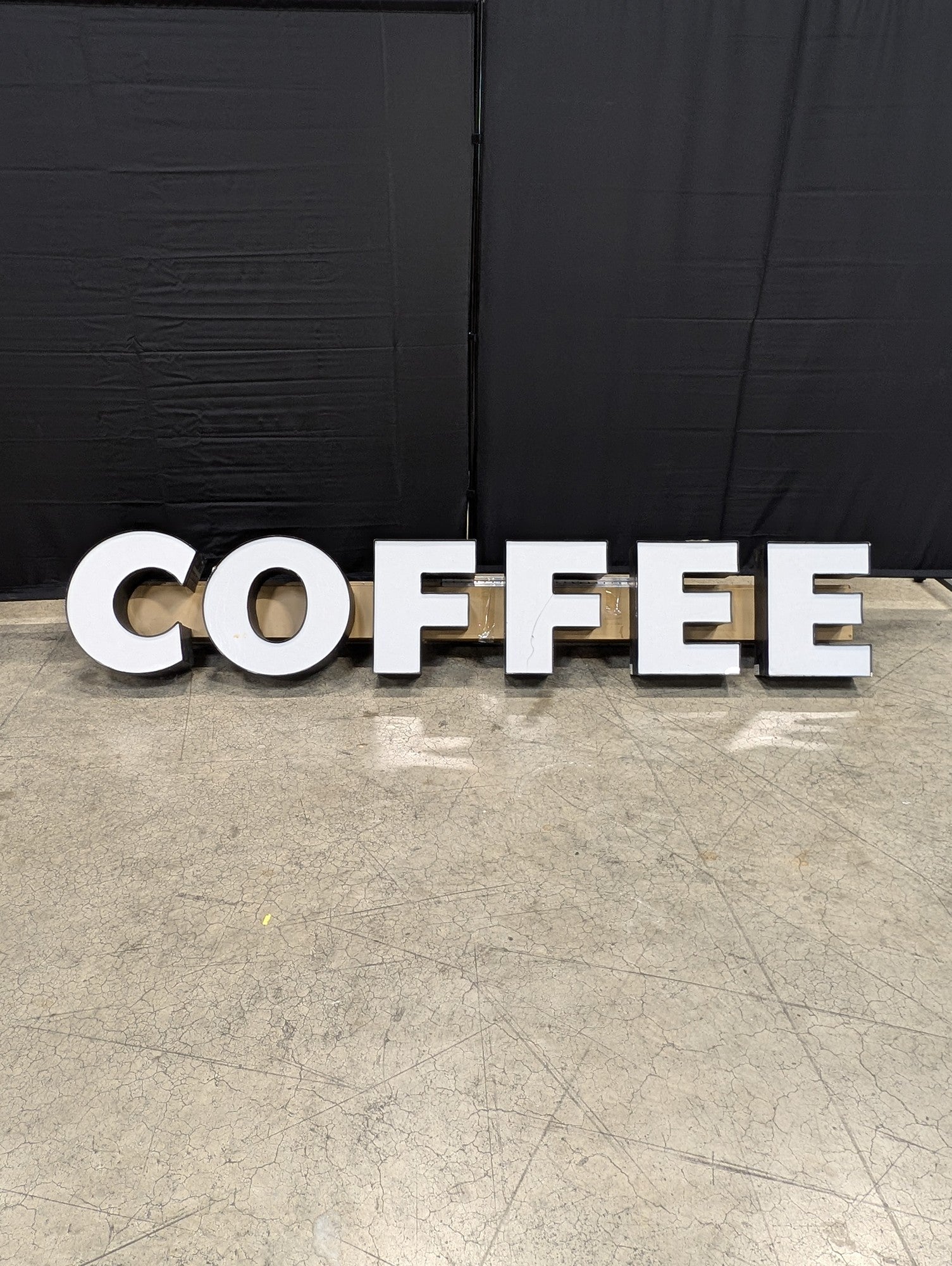 Industrial COFFEE Electric Channel Letters