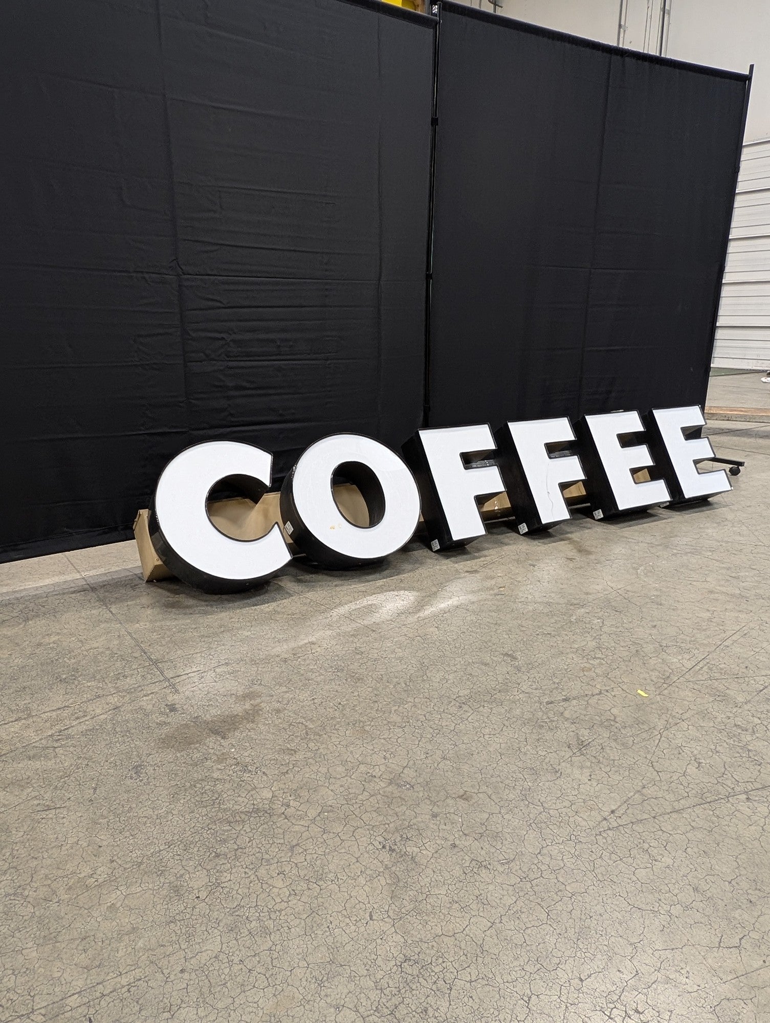 Industrial COFFEE Electric Channel Letters