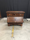 Ethan Allen Solid Wood Secretary Nightstand with Drop-Front Desk