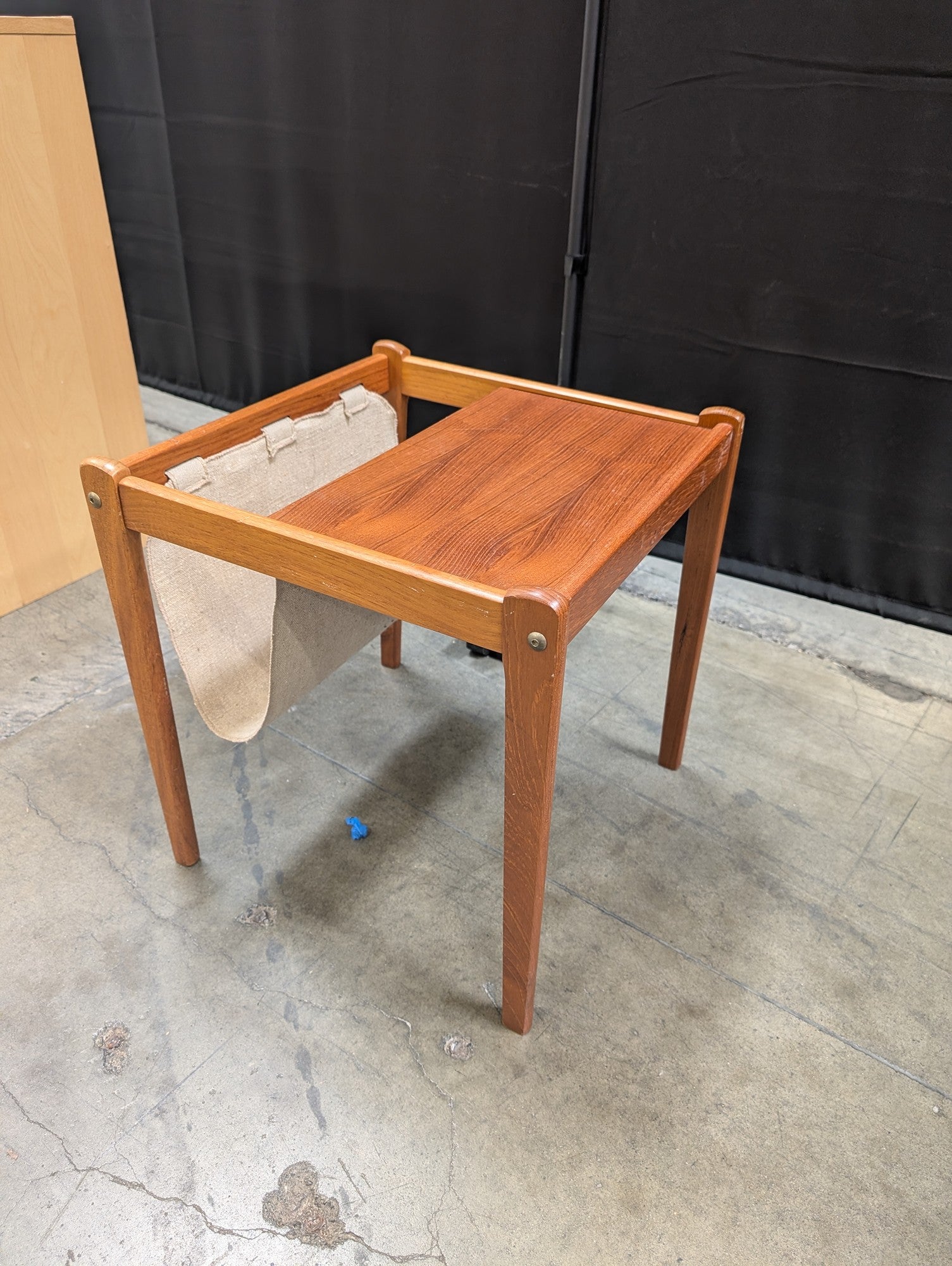 Danish Modern Teak Magazine Rack by BRDR Furbo
