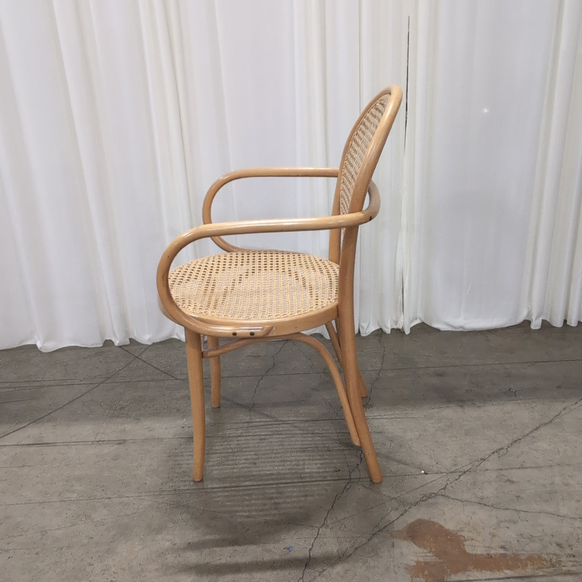 Natural Bentwood Chair with Cane Seat and Back