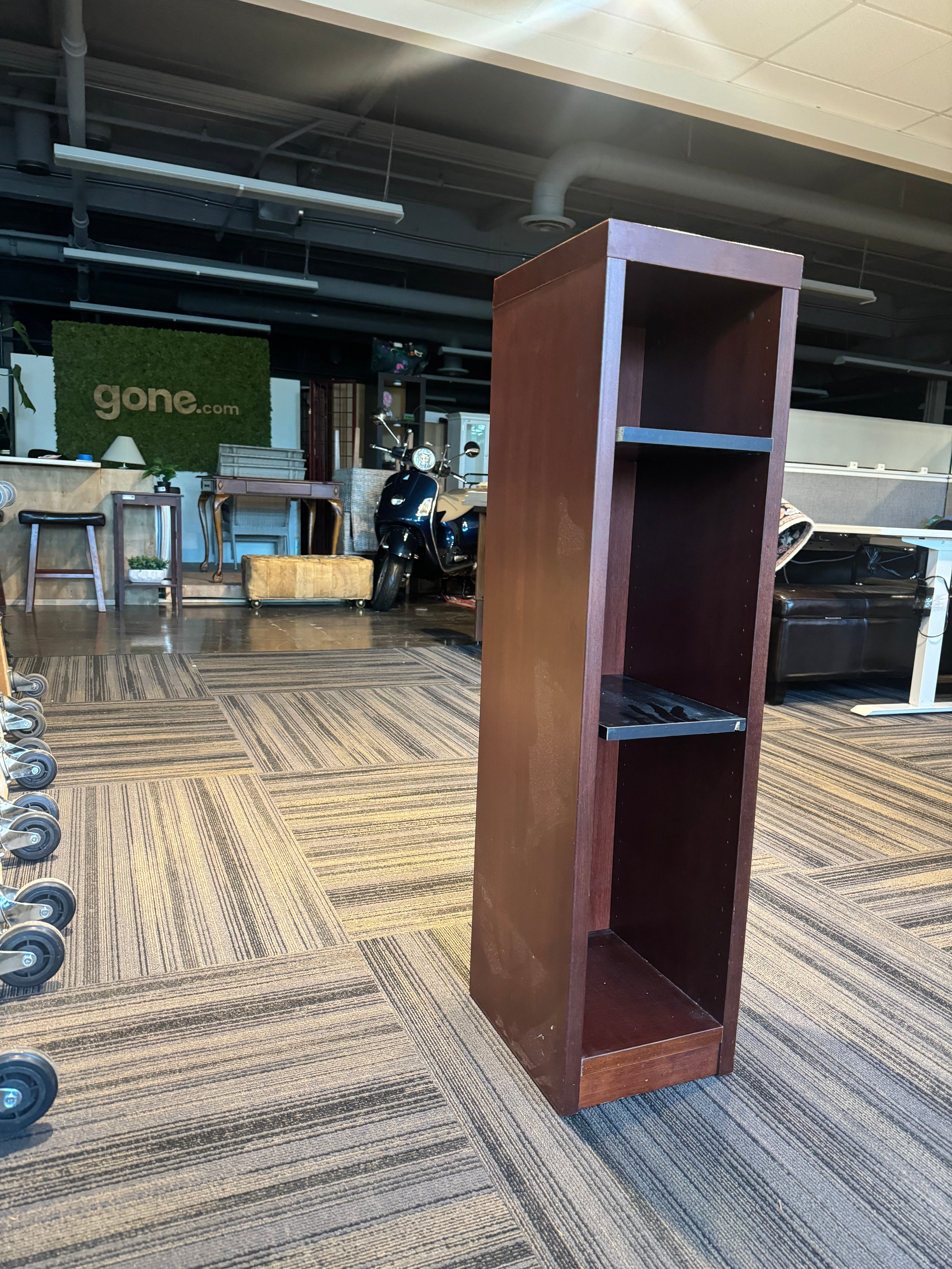 2 Tier Narrow Bookshelf