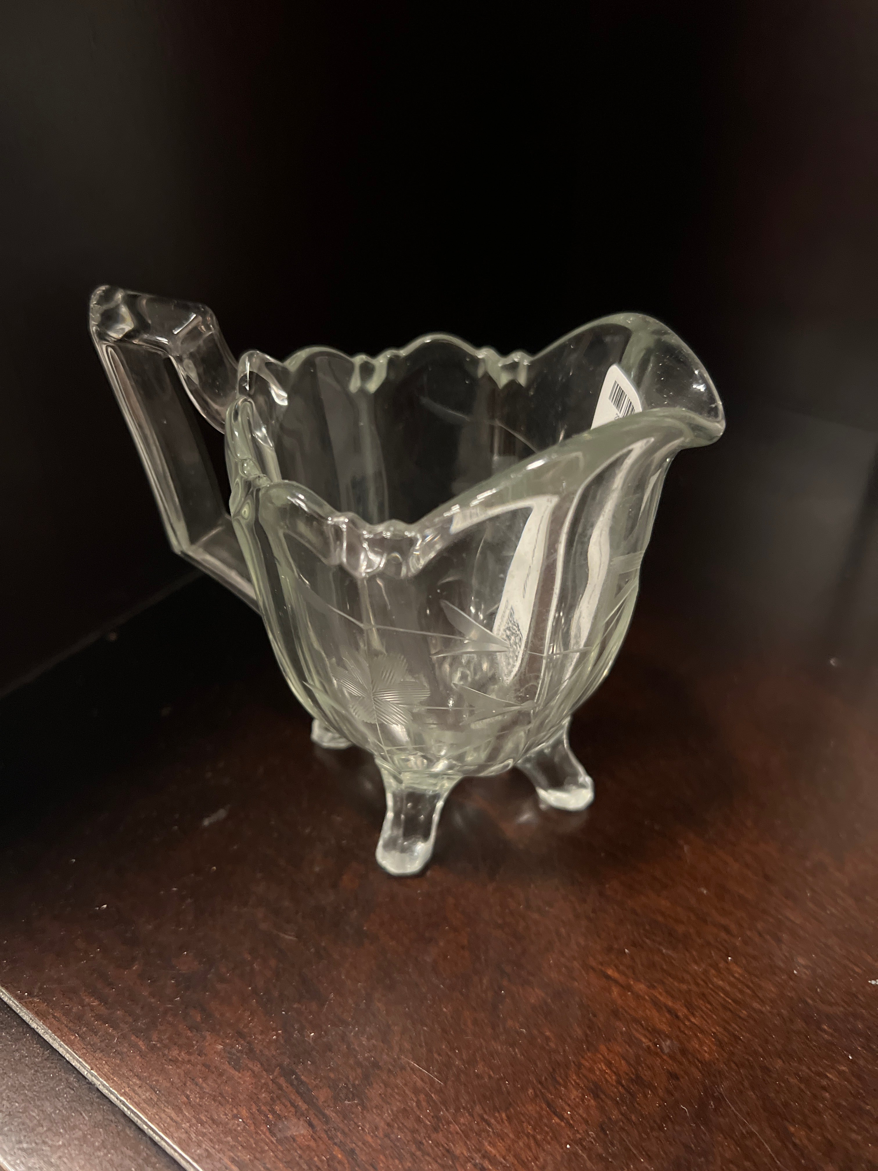 Crystal creamer cup