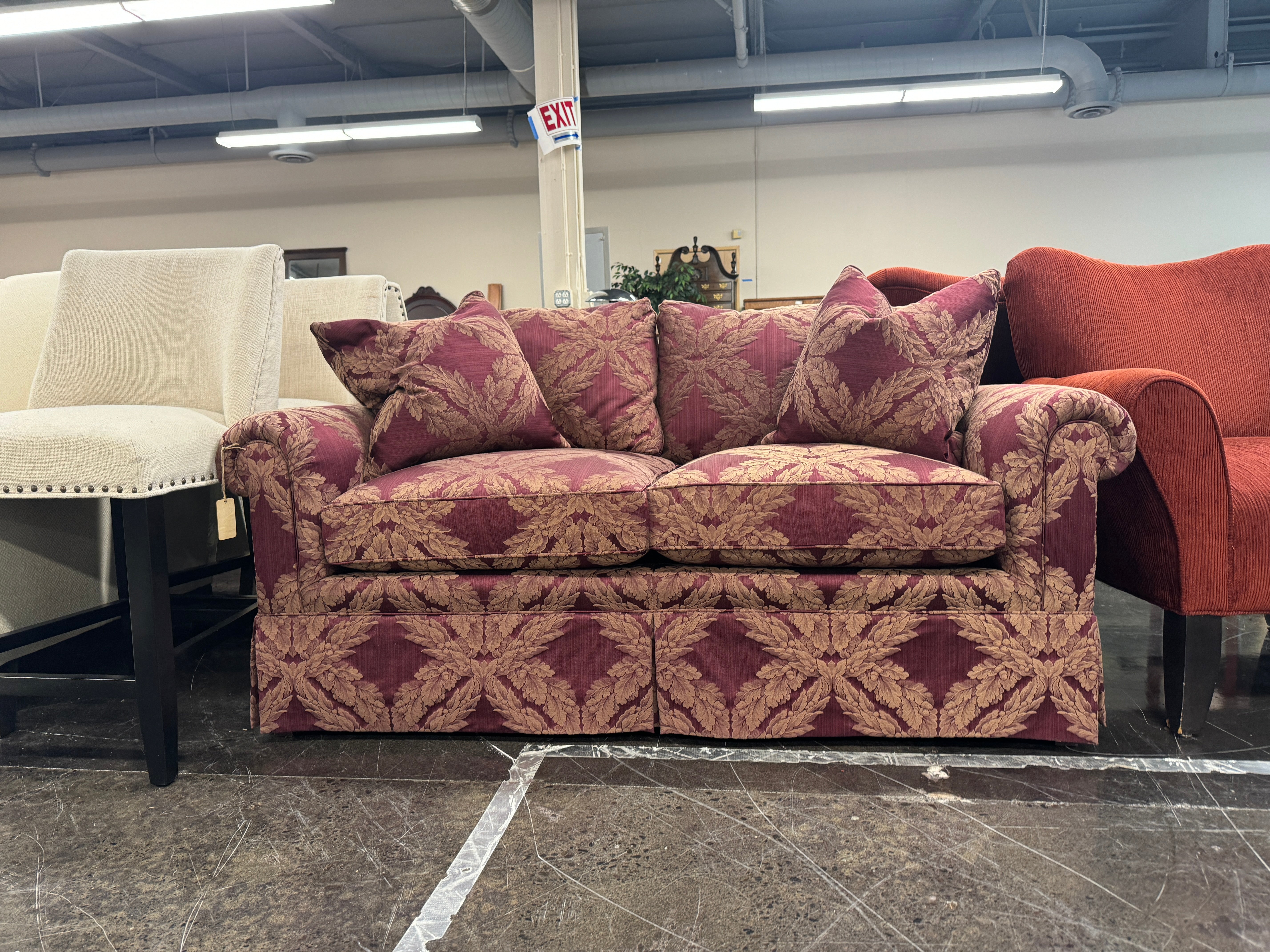Valley Furniture Custom Jacquard Loveseat