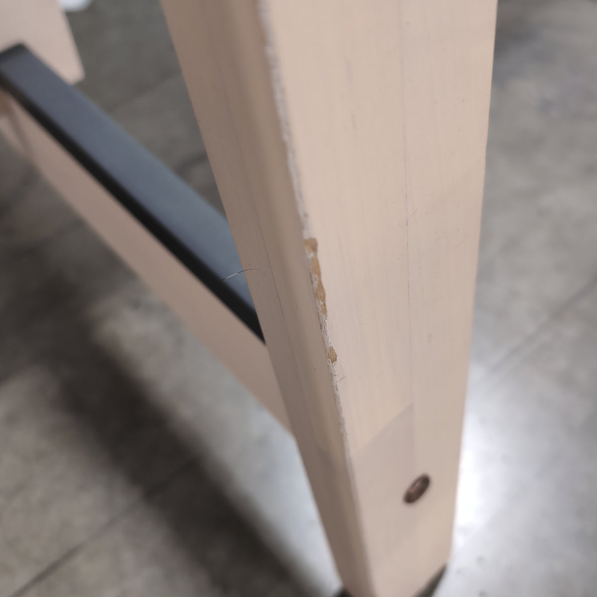 Square Light Wood Bar Table